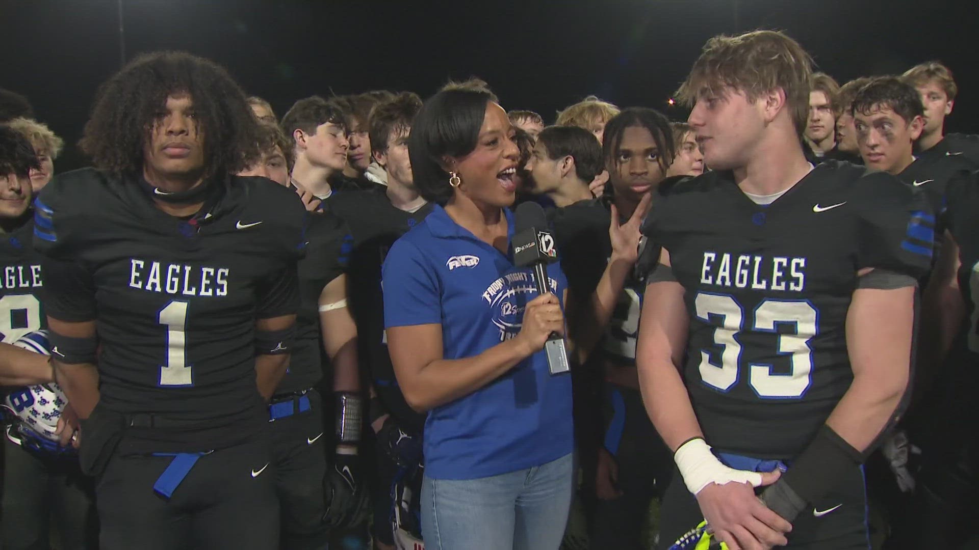 After O'Connor's win over Mountain Ridge, 12Sports' Lina Washington speaks with the Eagles' Nathan Bayus and Jackson Barton