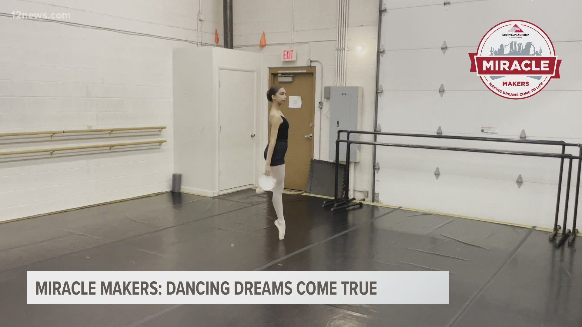 The Miracle Makers stepped in to keep the dream alive for one young classical dancer in Phoenix. Team 12's Mitch Carr has the latest.