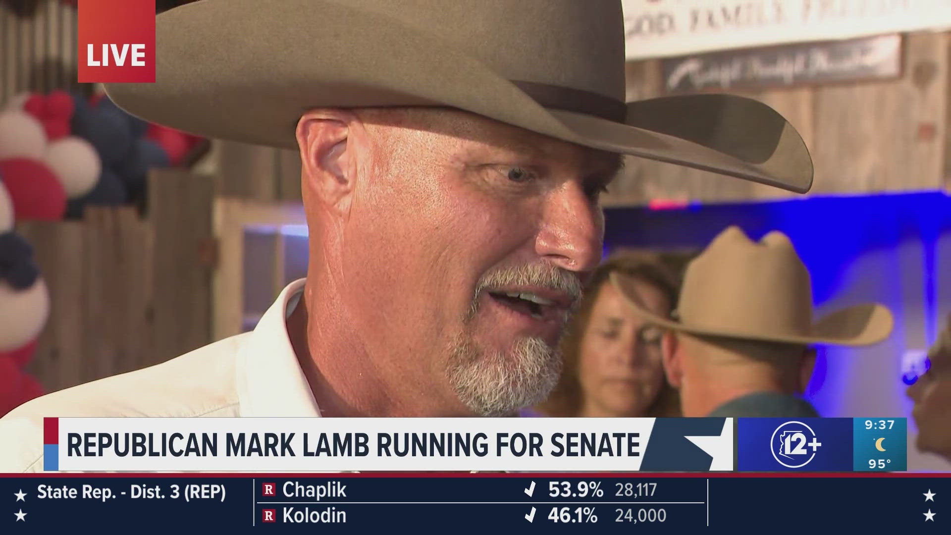 Lamb said he will support Lake when all the votes are counted.