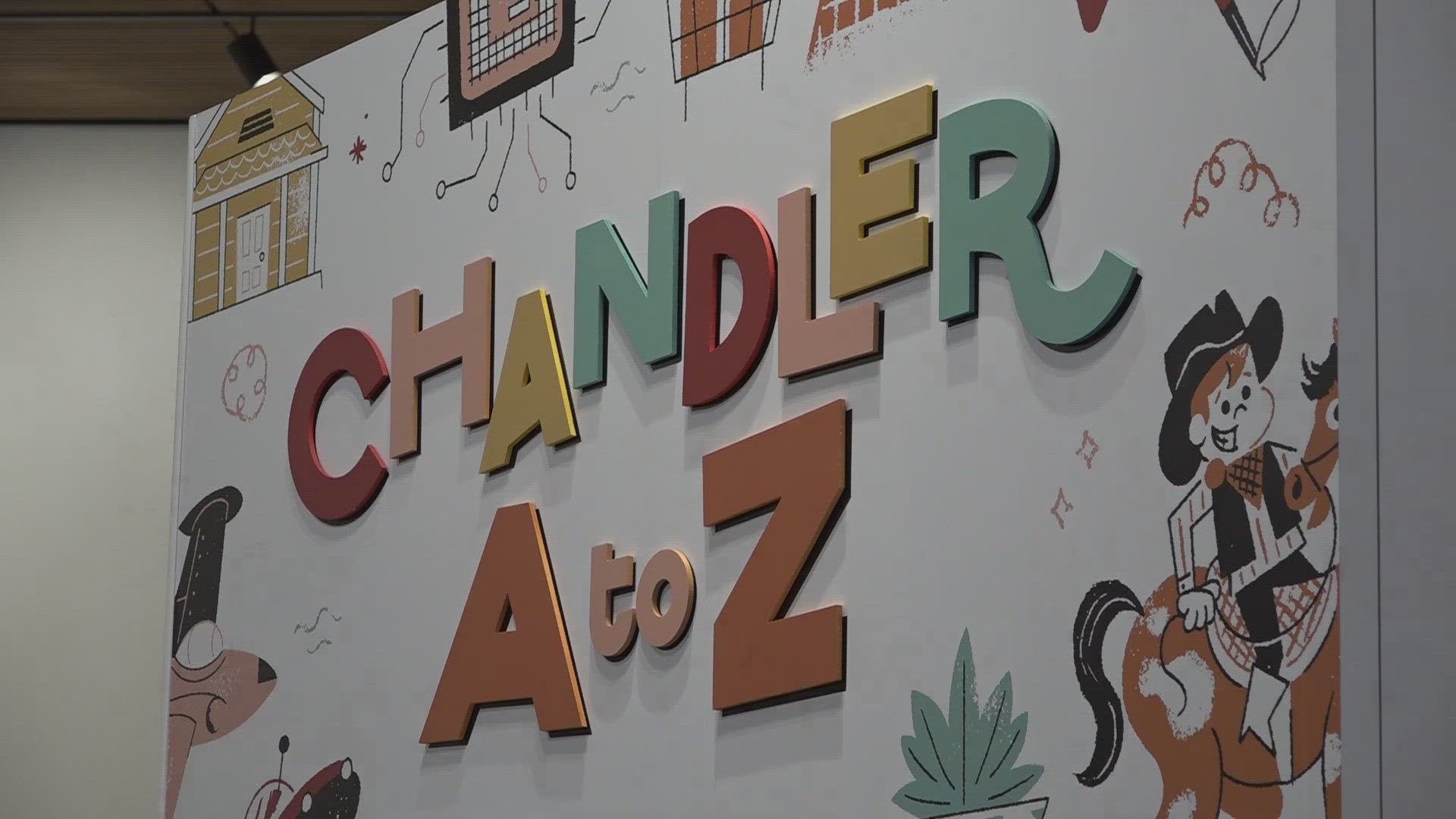 12News journalist Jen Wahl gives us an inside look at the new "A to Z" exhibit at the Chandler Museum.