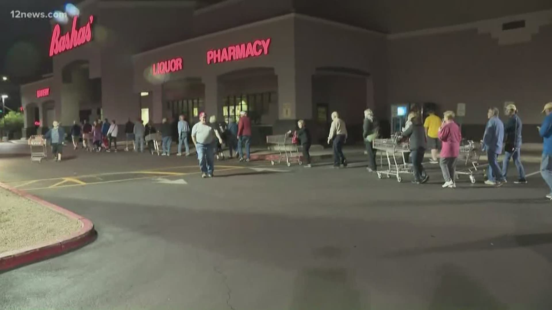 These Valley grocery stores are allowing seniors to come in early and shop amid the coronavirus outbreak. Team 12's Jen Wahl has the latest.