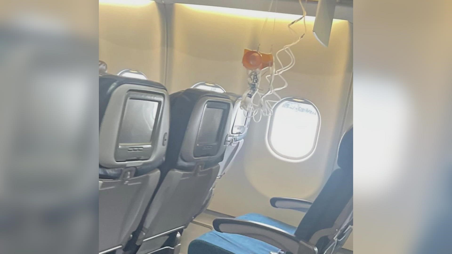 An emergency response agency says 11 people on a flight from Phoenix Sunday suffered serious injuries after the plane encountered severe turbulence.