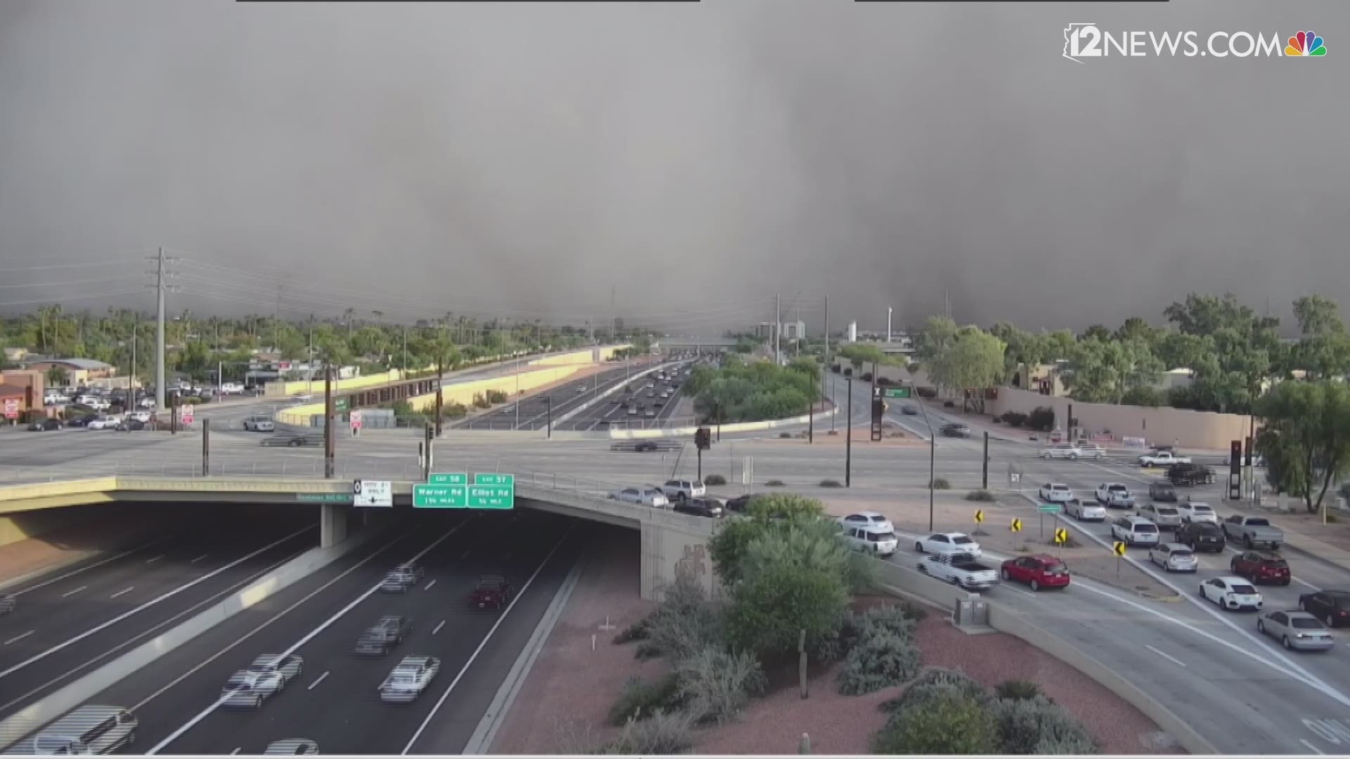 Time lapse: Wall of dust approaches Guadalupe at L-101