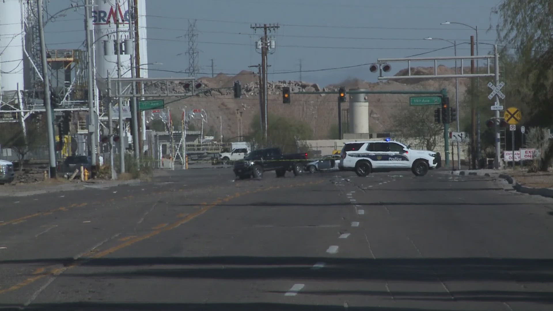 The Phoenix Fire Department said the multi-vehicle crash happened Friday afternoon near 19th Avenue and Lower Buckeye Road.