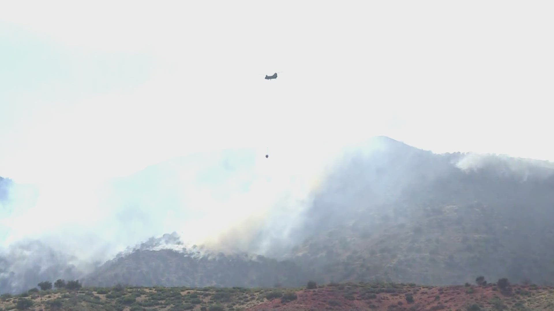 The Red Cross evacuation center is being established at 10424 N Fort McDowell Road.