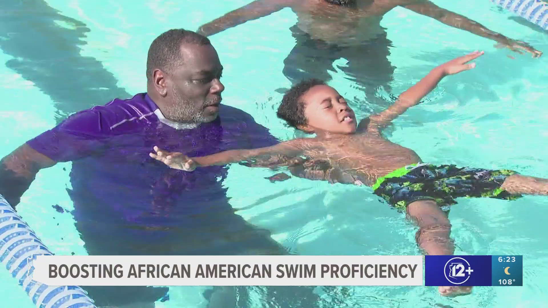 African Americans drown in swimming pools at a rate three times higher than white American.