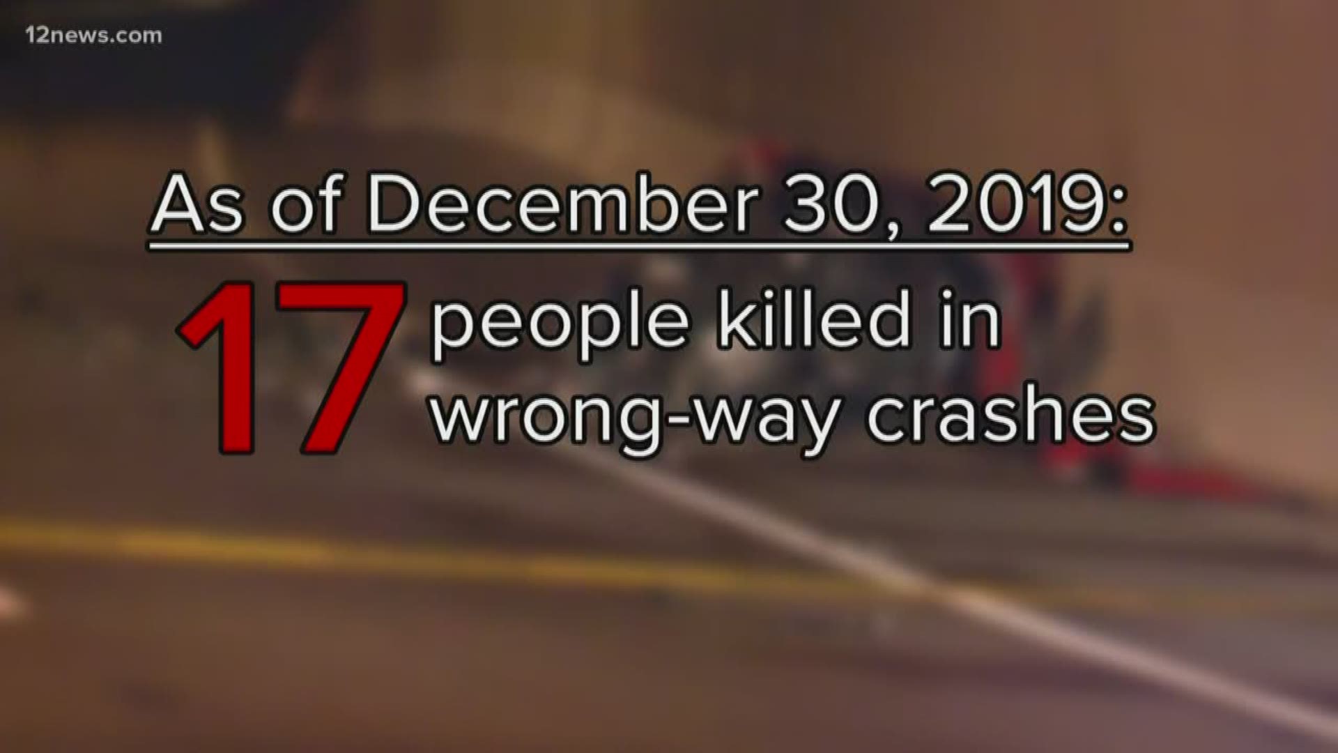 Saturday morning marked the first wrong-way crash on Valley streets of 2020. Team 12's Colleen Sikora has the latest.