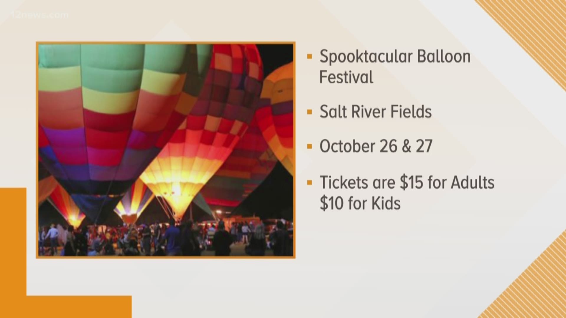 Salt Fever Spooktacular Balloon Festival at the Salt River Fields this weekend ...
