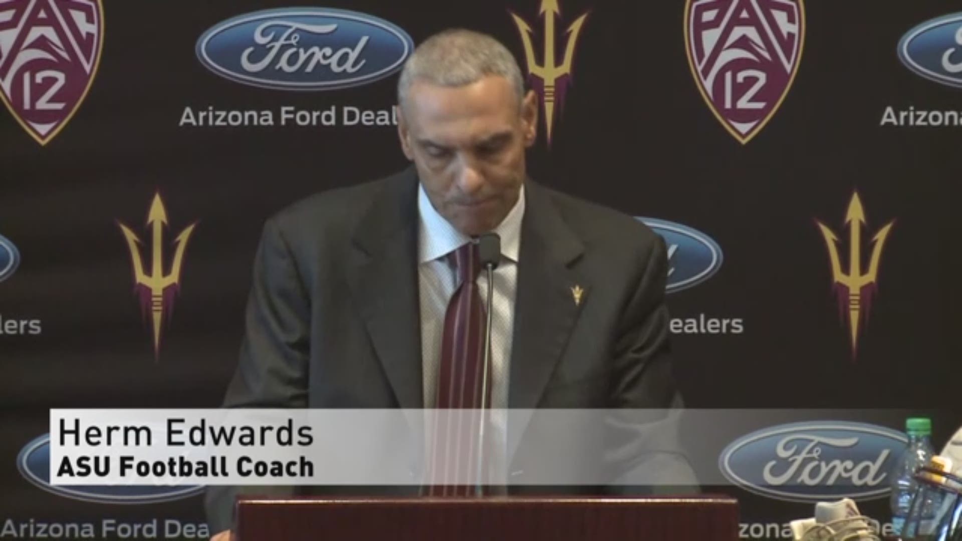 Full video: New ASU head football coach Herm Edwards talked to media about his new role and commitment to Sun Devils.