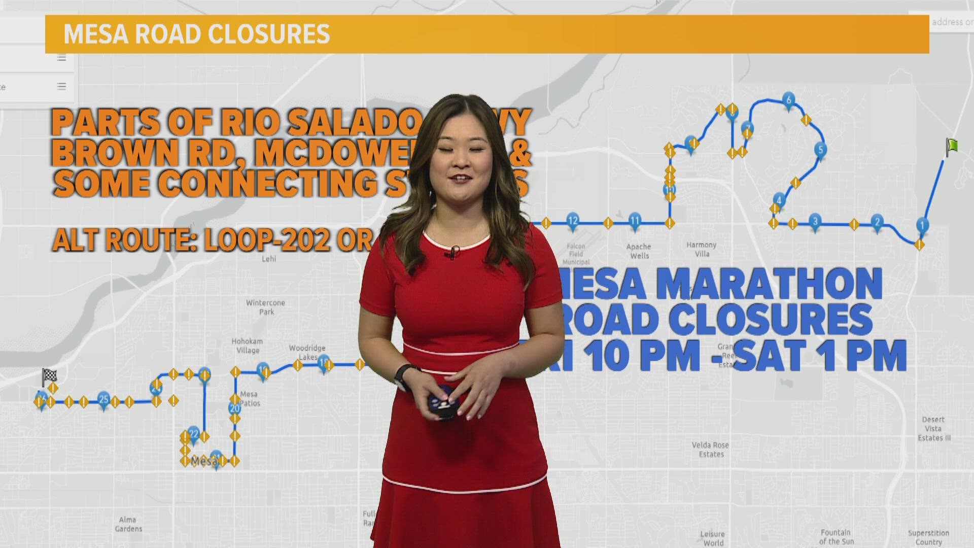 Stella Sun shares the restrictions and detours drivers will find on Valley roads for the weekend on Feb. 3.