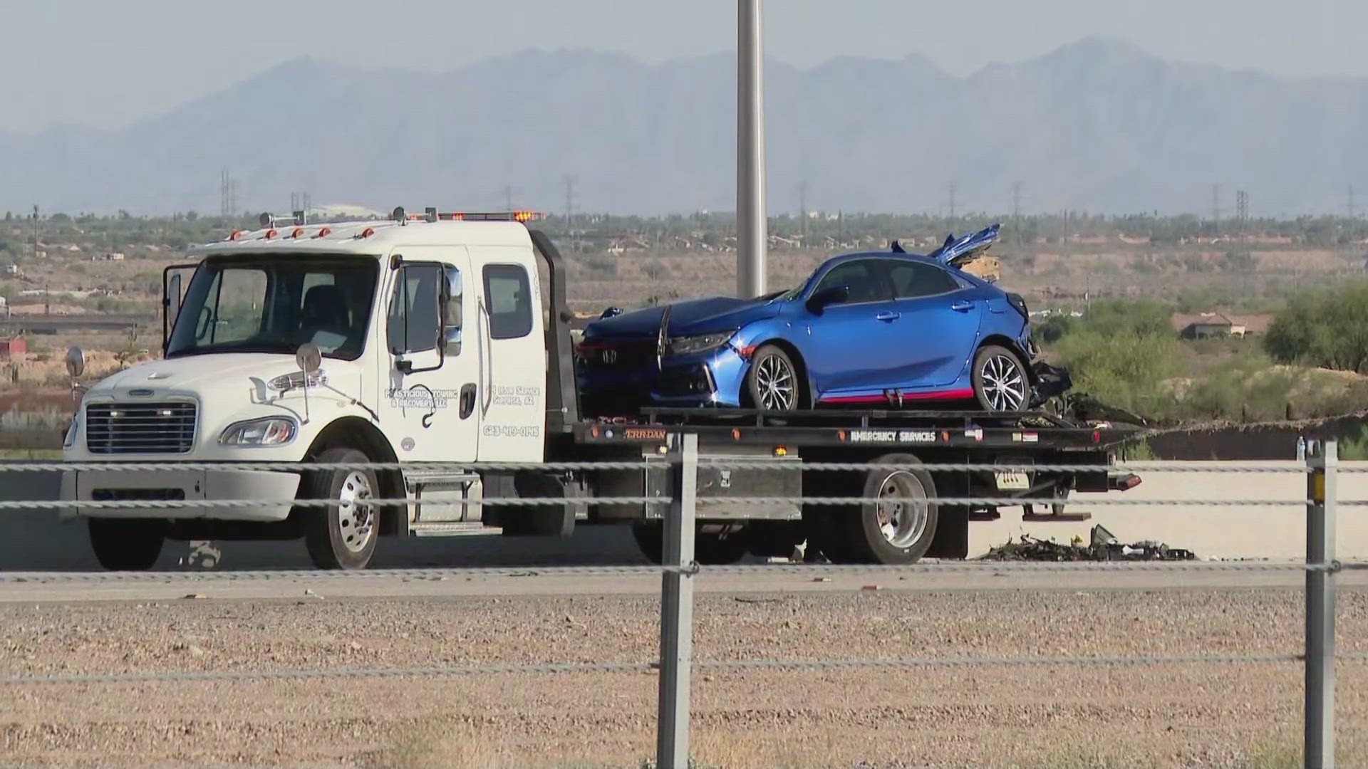 Traffic is being diverted off of Loop 303 at Jomax Road.