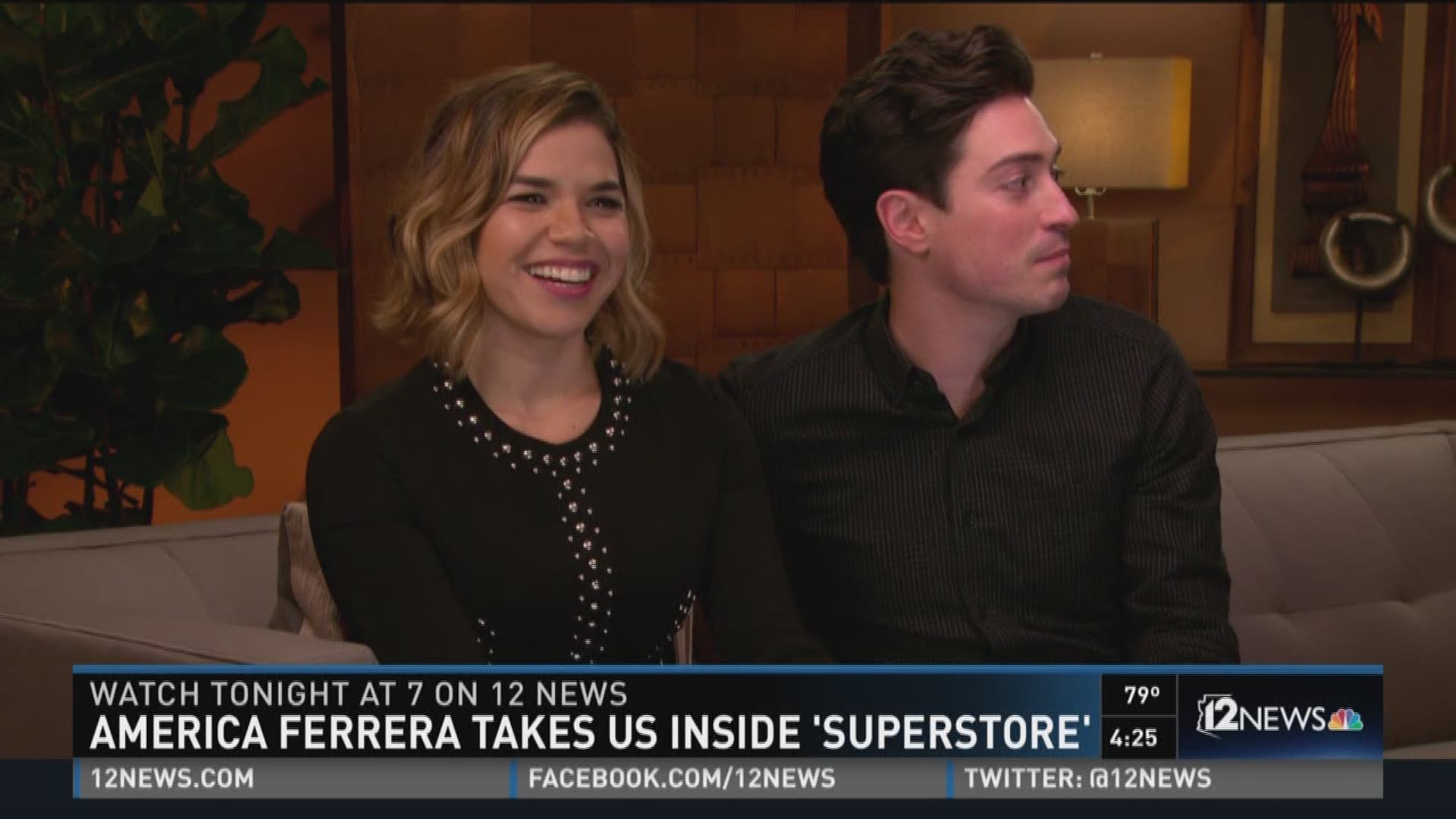 America ferrera ben feldman superstore hi-res stock photography