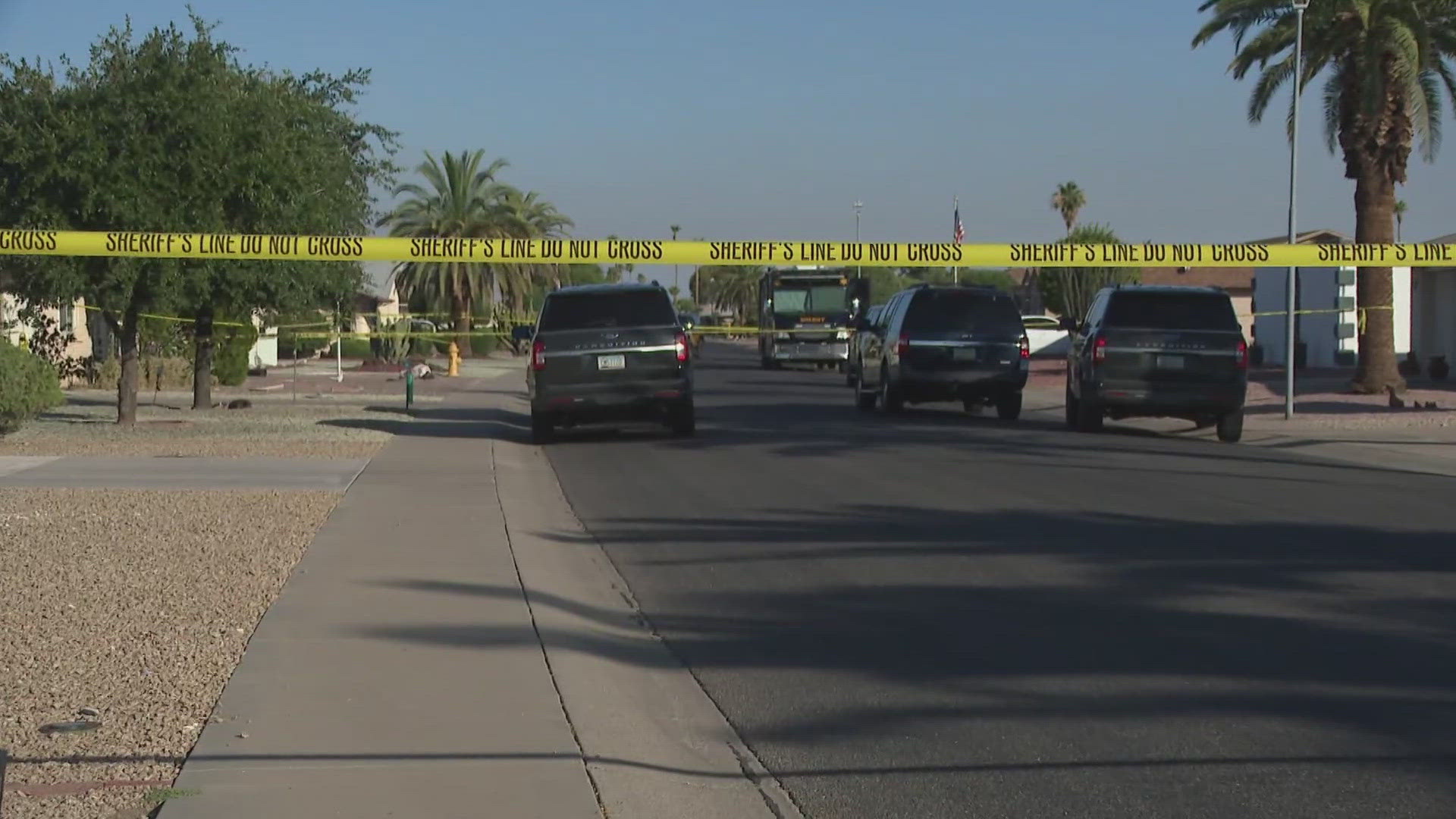 Police said the murder-suicide happened in Sun City at a home near 99th Avenue and Bell Road.