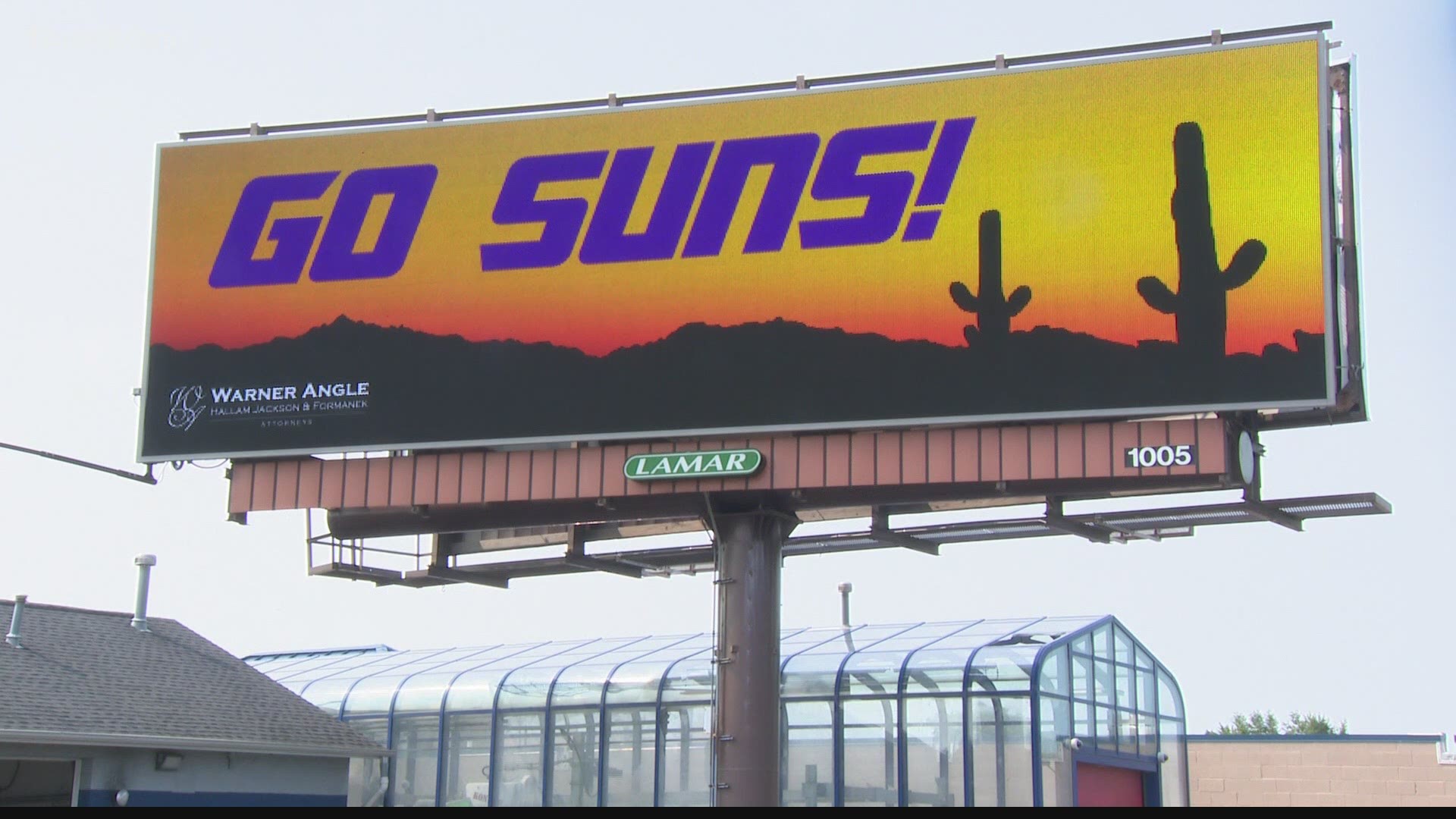 The city of Milwaukee woke up Monday morning to the billboard right in the heart of downtown.