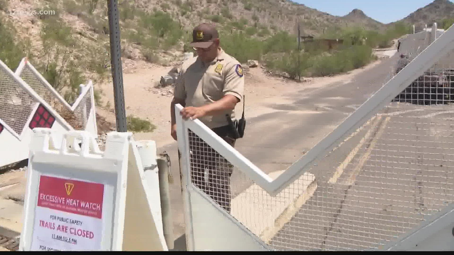 The city of Phoenix has decided to formally adopt a new policy that restricts access to local hiking trails during days of extreme heat.