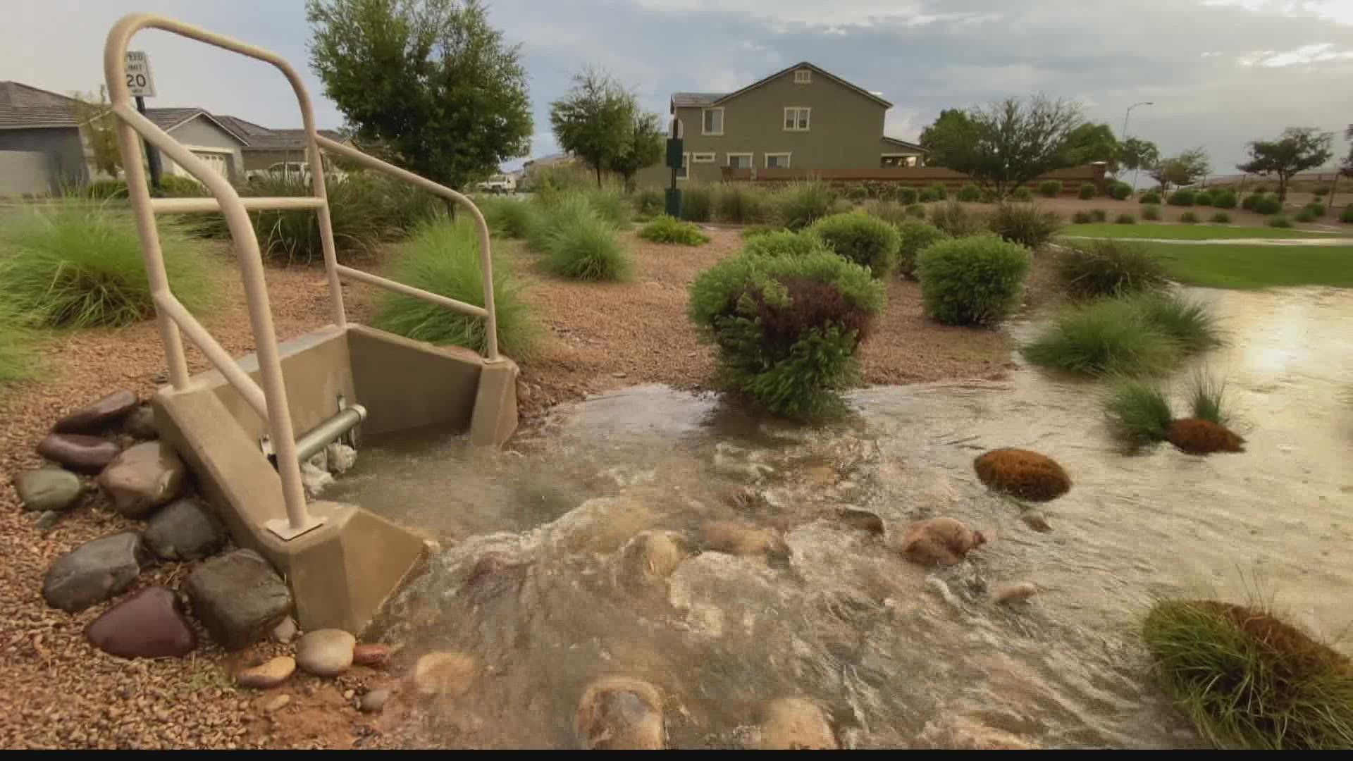 Rain is rare in the Valley of the Sun; but when it does rain, where does the water go? It ends up untreated and discharged to one of the city's outfalls.