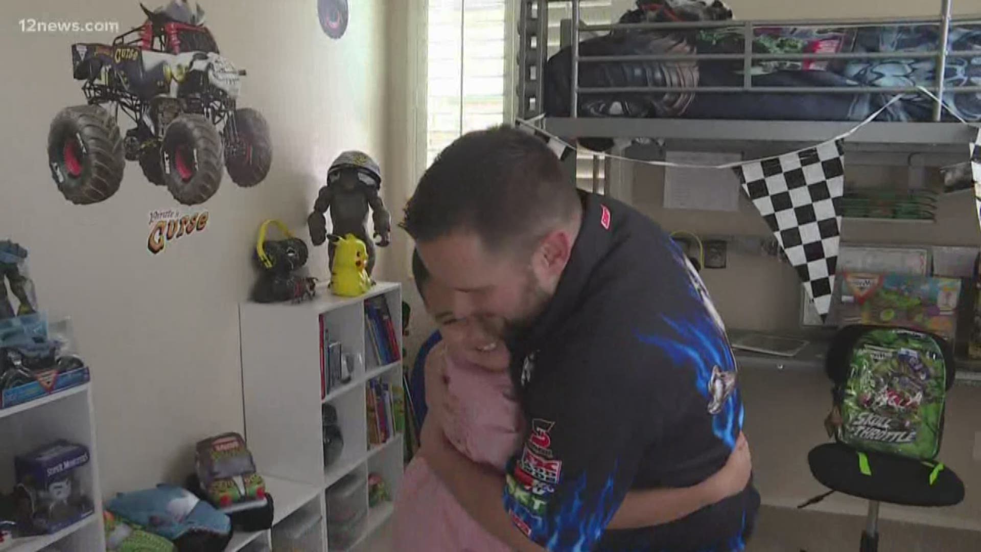 Deployment is hard for children who miss out on valuable time with their parents. One lucky boy got a surprise that he'll be able to share with his dad.