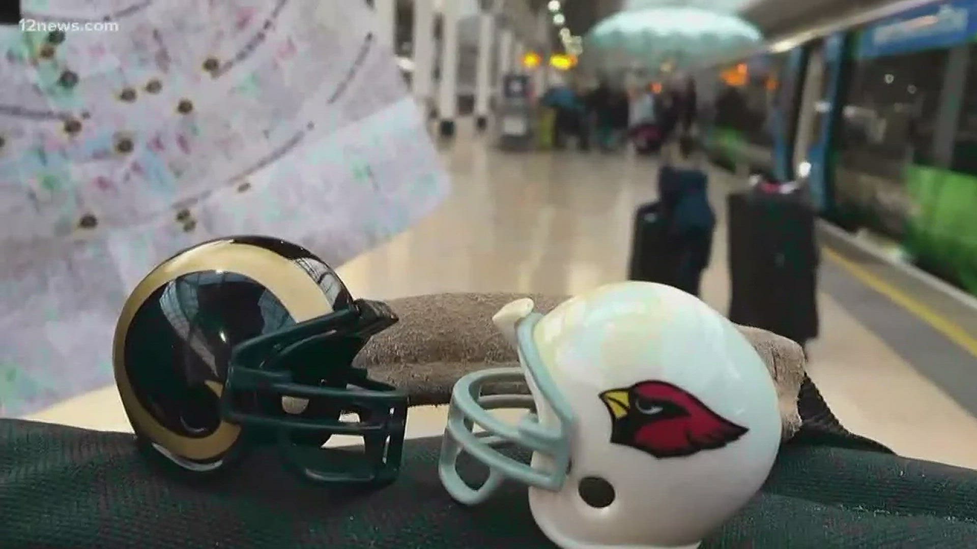The Arizona Cardinals have landed across the pond and are already gearing up to take on the Rams.