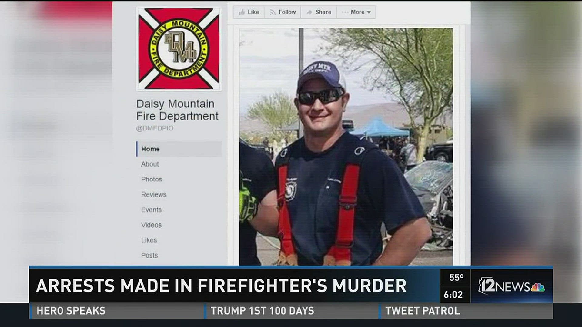 Arrests made in firefighters murder