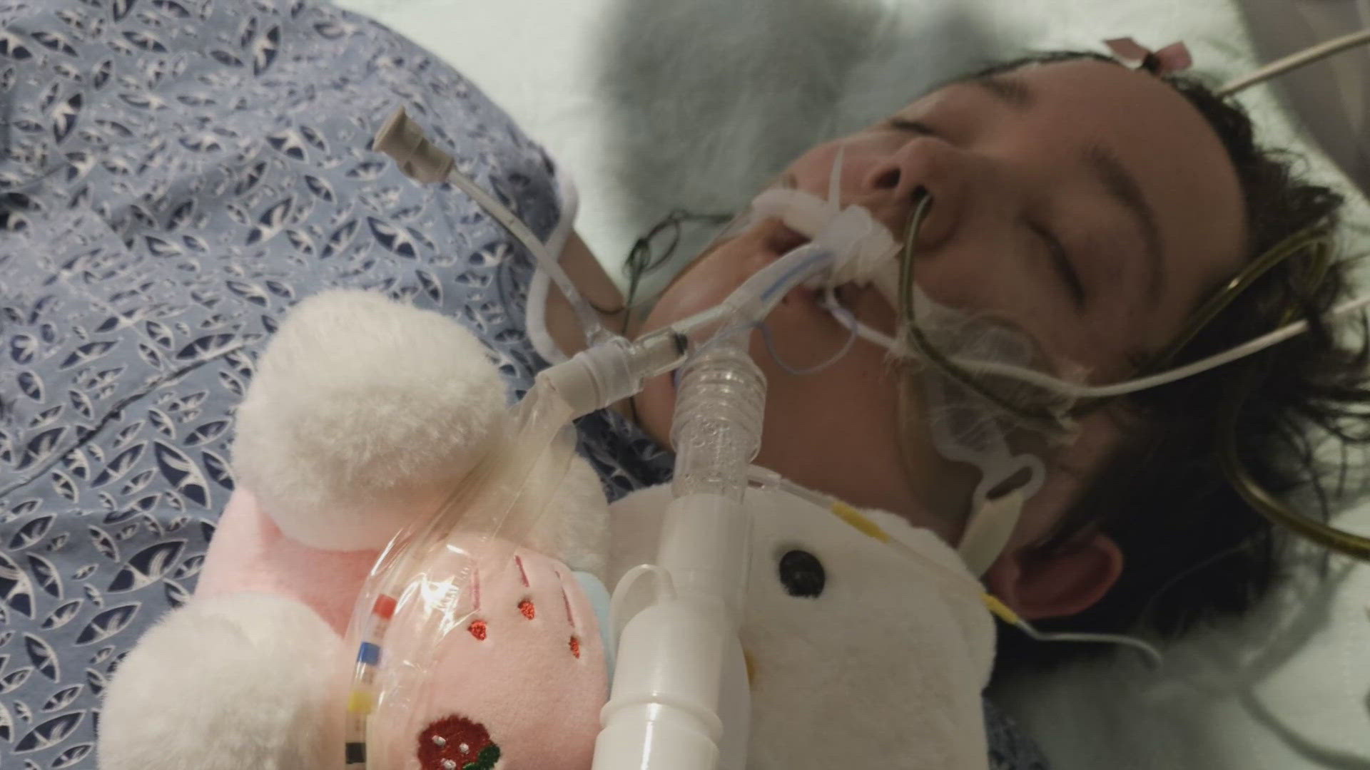 A family says they're fighting two battles at once: their daughter's grueling recovery from a head-on crash, and the demand for money from those involved.