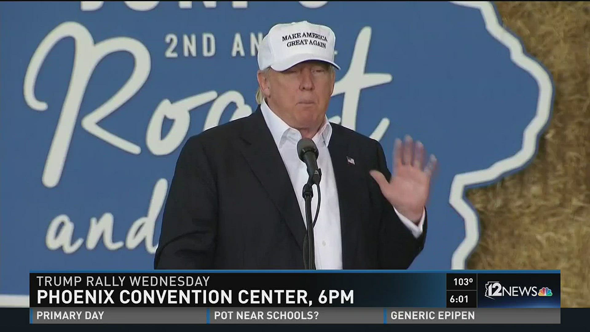 Trump rally starts at 6 p.m. Wednesday at Phoenix Convention Center