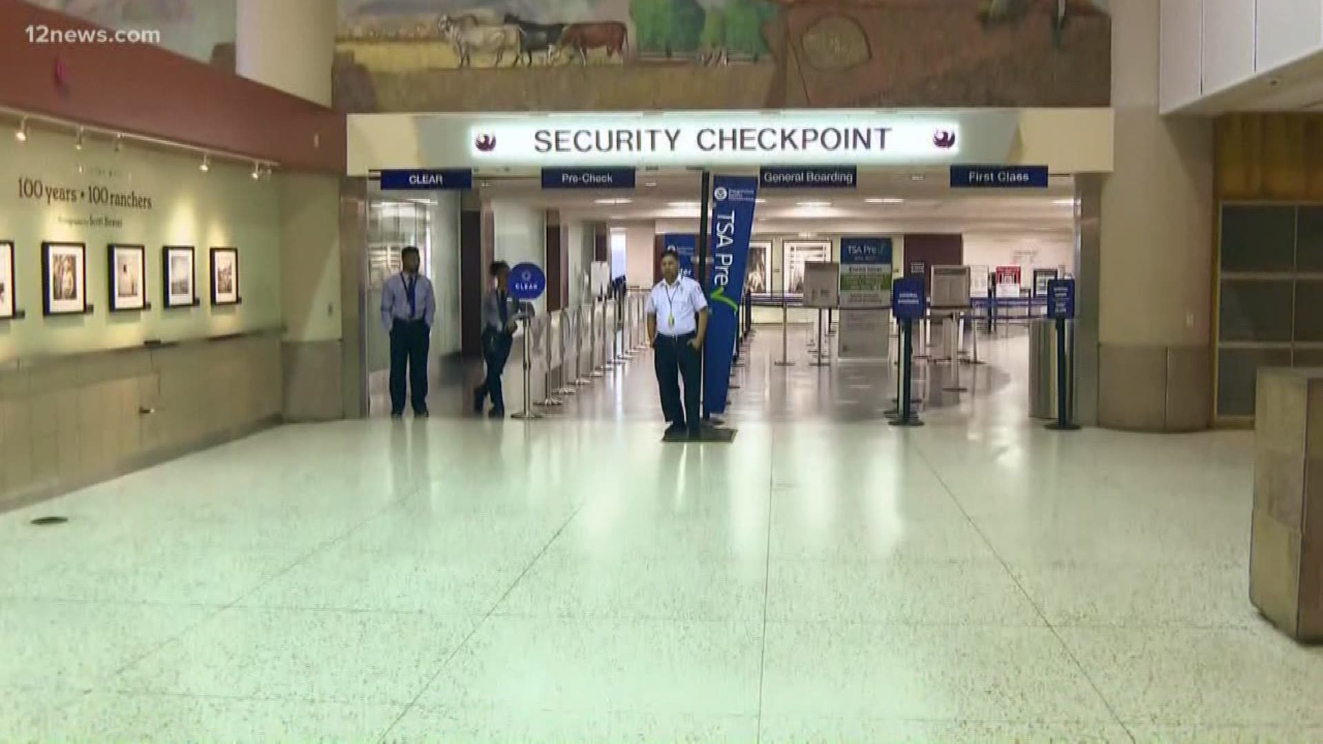 A TSA spokesperson says they are currently evaluating what action to take against the employee.