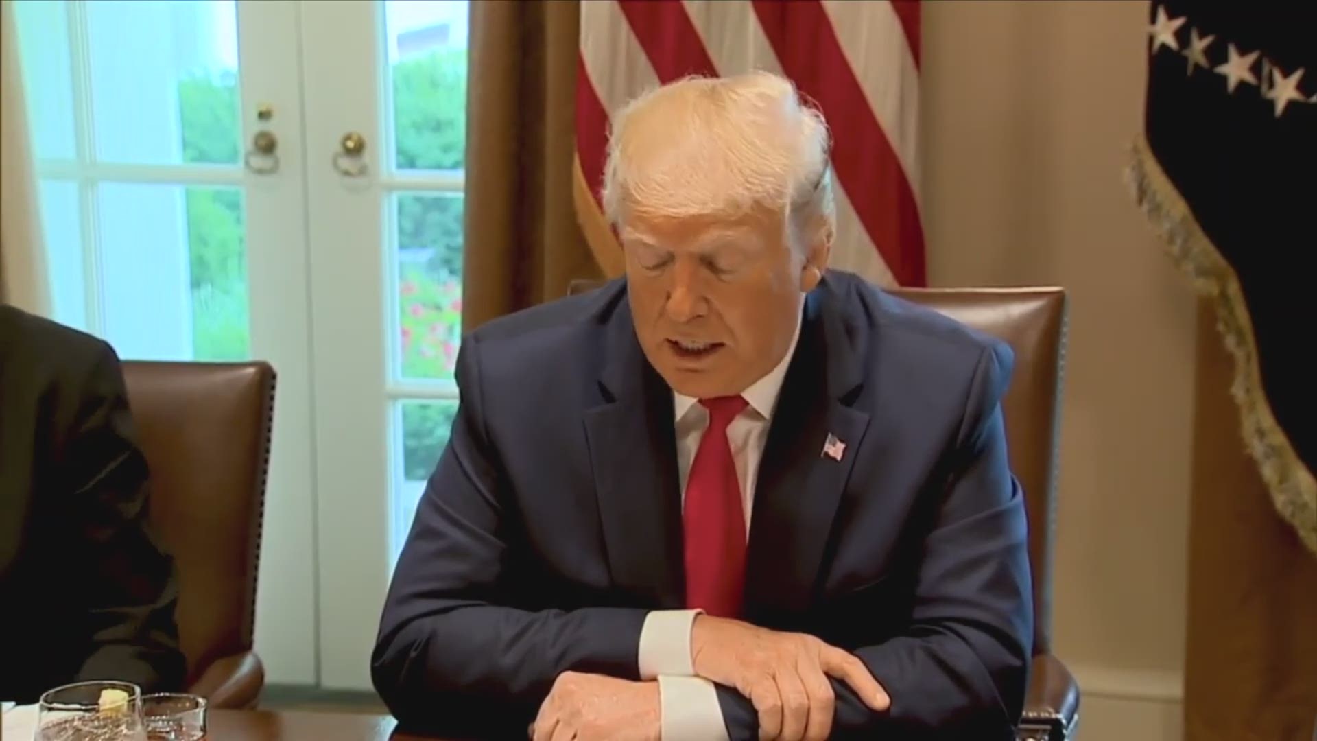 President Donald Trump and Arizona Gov. Doug Ducey discussed, along with other state leaders, how to reduce barriers to entry in the workforce. This video is from the governor's office.