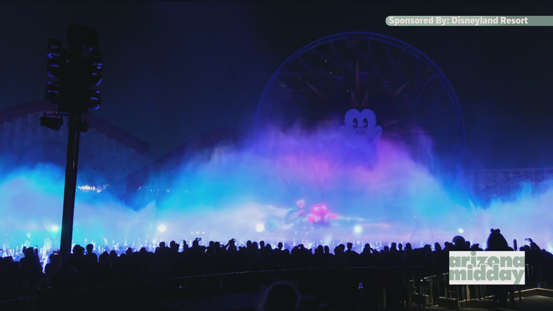 Inside Out is featured during World of Color at Disneyland Resort along with interactive experiences