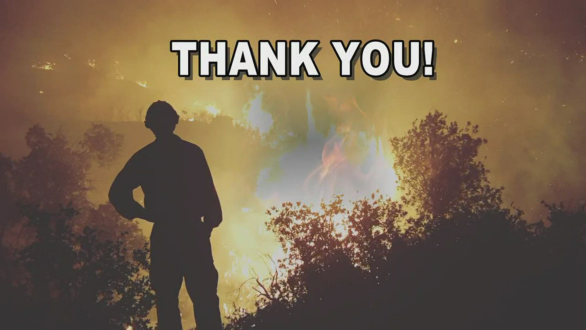 Over 1,100 firefighters have responded to the Goodwin Fire. This is a tribute to thank and honor all the men and women who put their lives on the line to serve and protect.