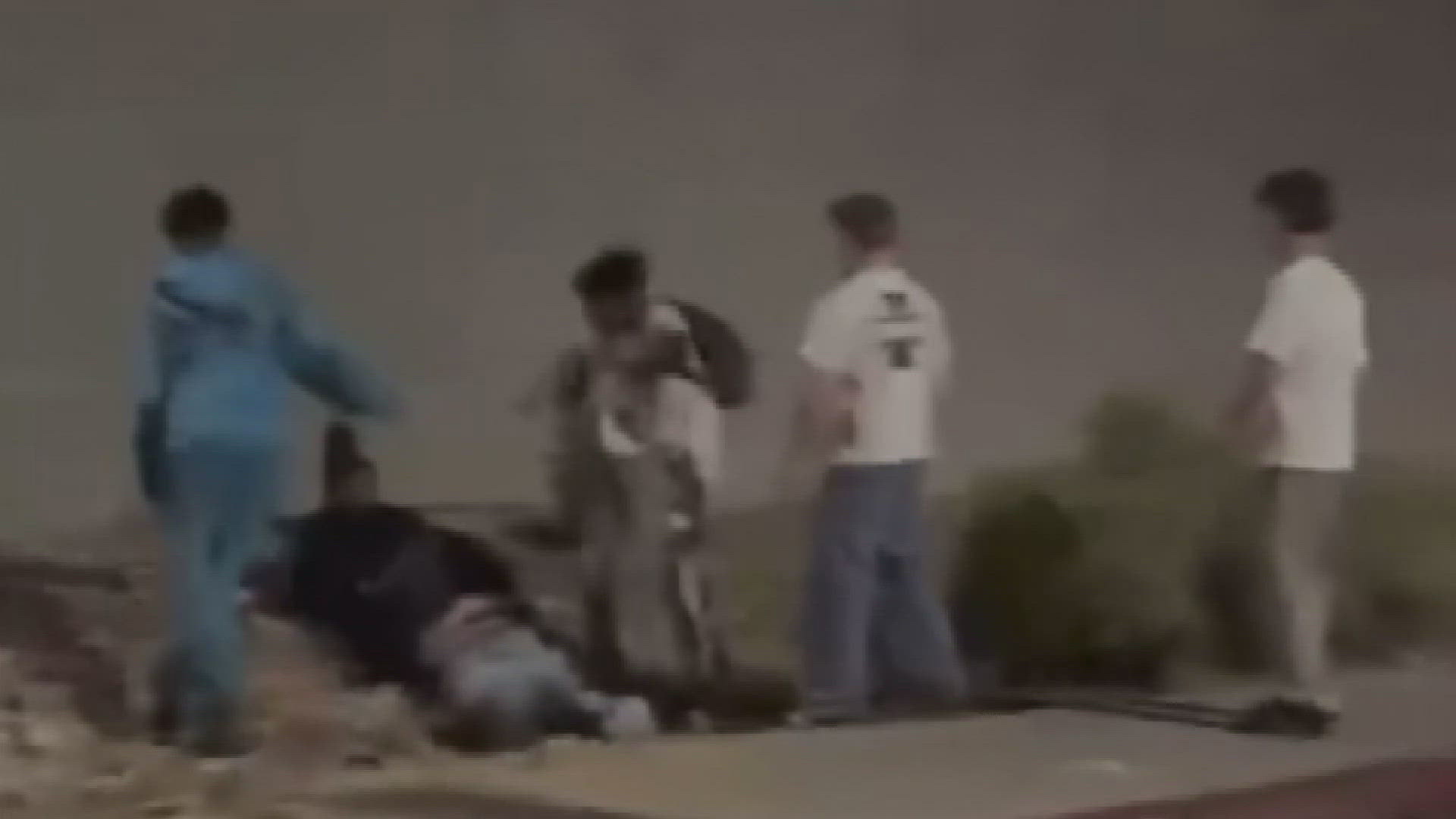 A mother is encouraging parents to talk to their kids about violence after her son was attacked by a group near ASU. 