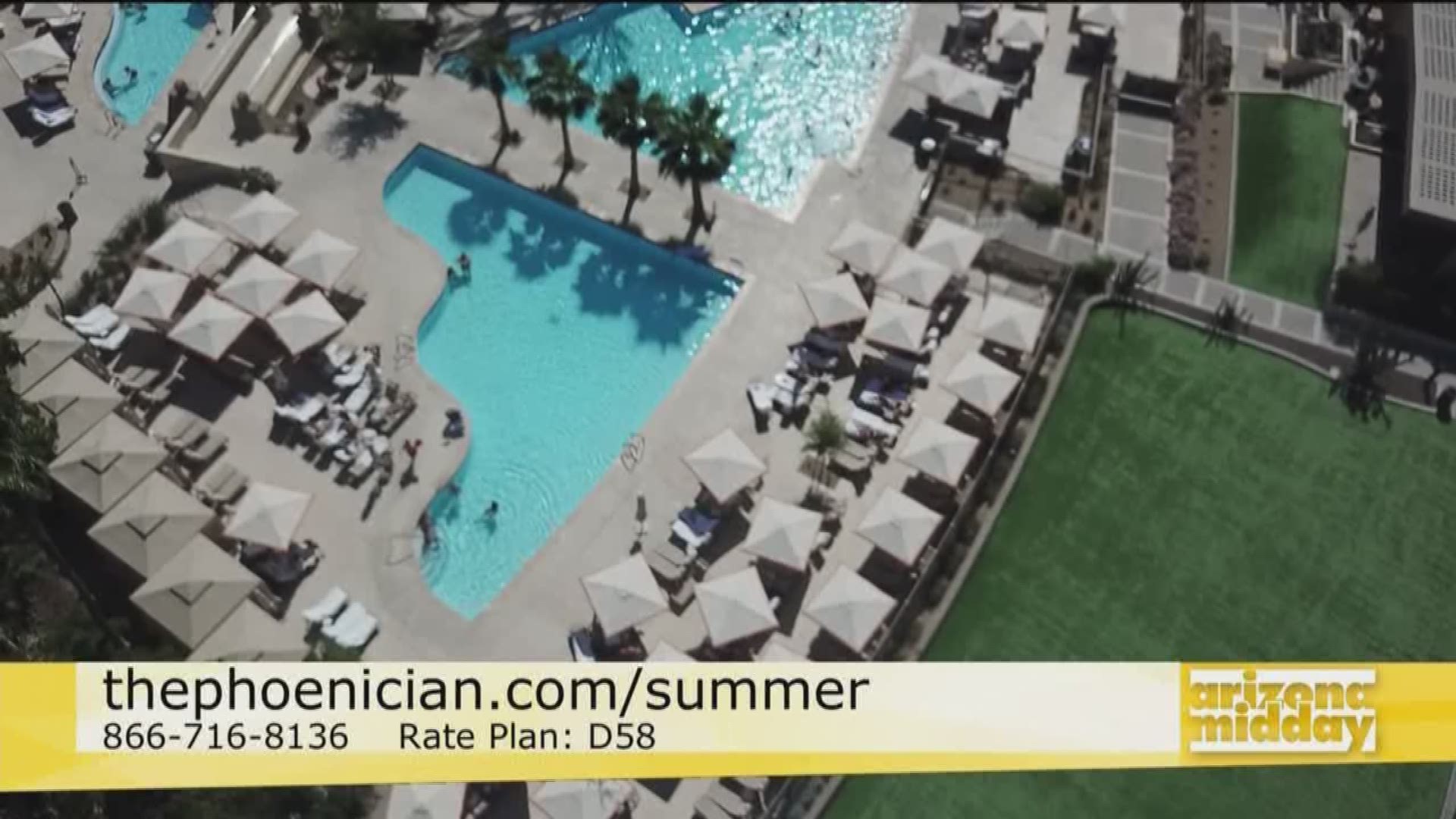 Take a staycation at the Phoenician this summer to enjoy their newly remodeled spa, athletic club, and pools. Denise Seomin talks about this summer's program, Fire and Ice - the hottest deals and the coolest activities.