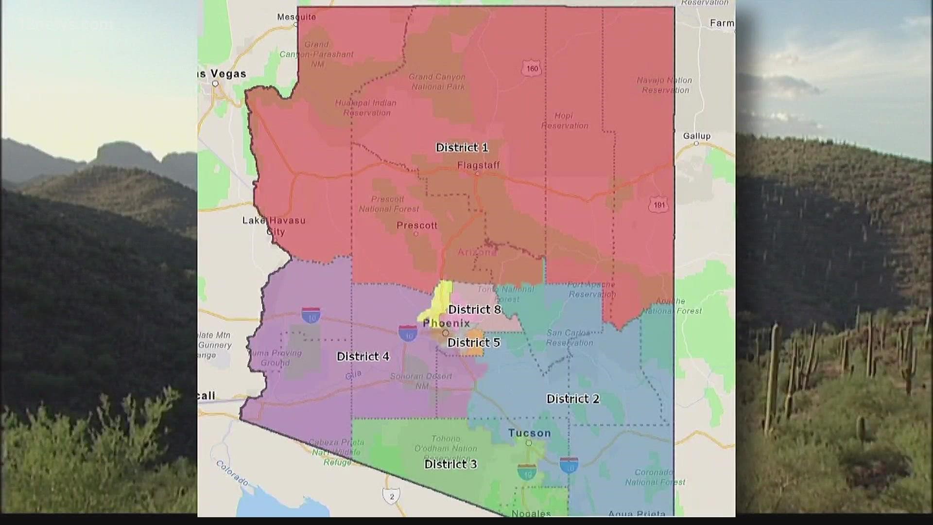 The bipartisan Arizona Independent Redistricting Commission has redrawn the state's congressional and legislative districts for the next 10 years.
