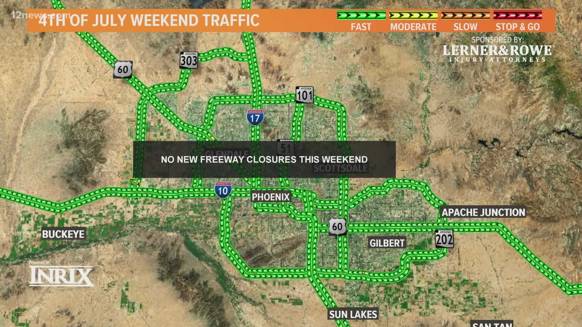 Vanessa Ramirez gives you an update on what's going on around Valley roads this weekend.