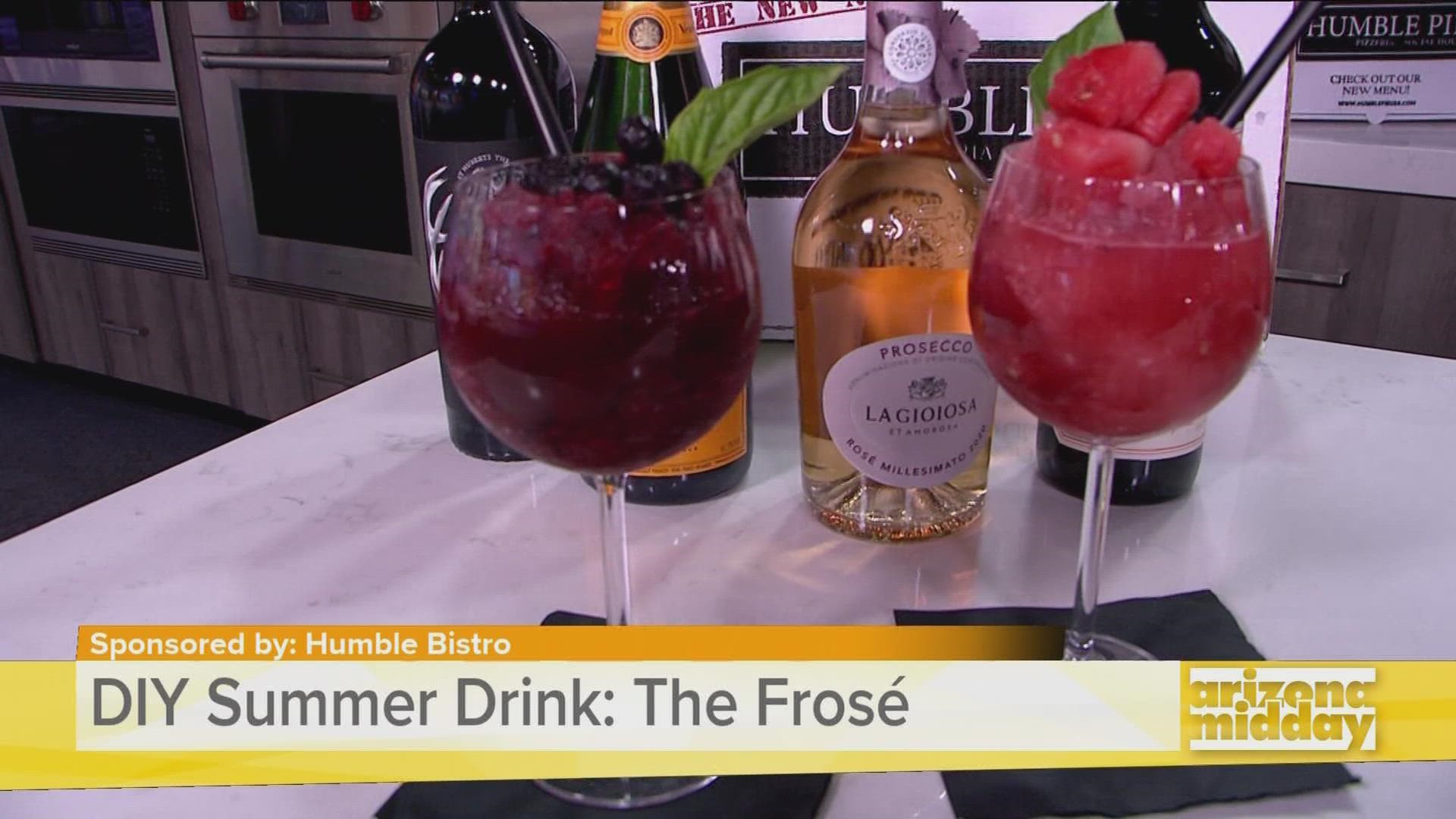 Chef Jorge Gomez, from Humble Bistro, shares his tricks to a refreshing frosé perfect for summer plus the eats to pair it with!