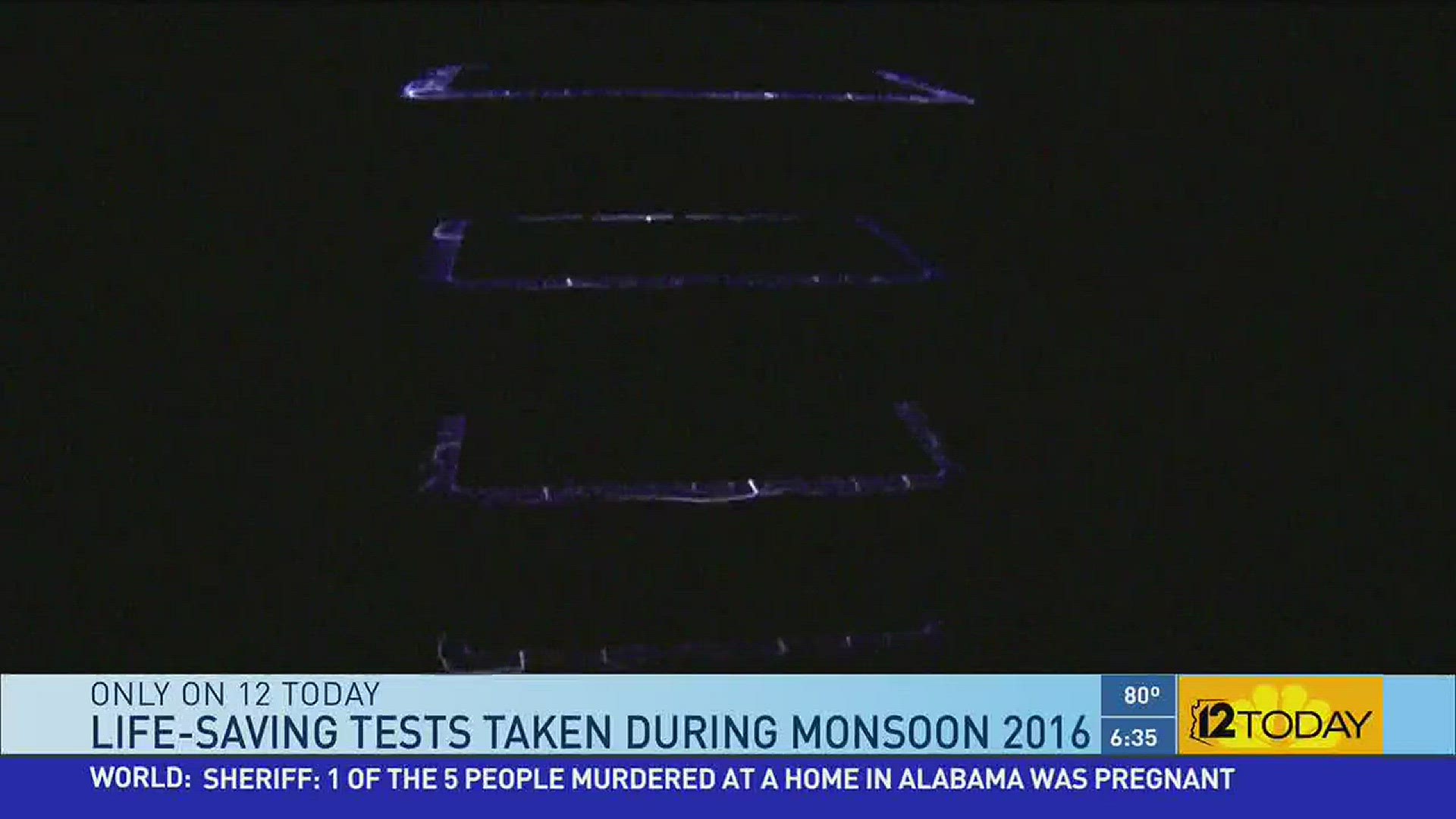 What do Monsoon storms and the SRP safety test lab have in common?