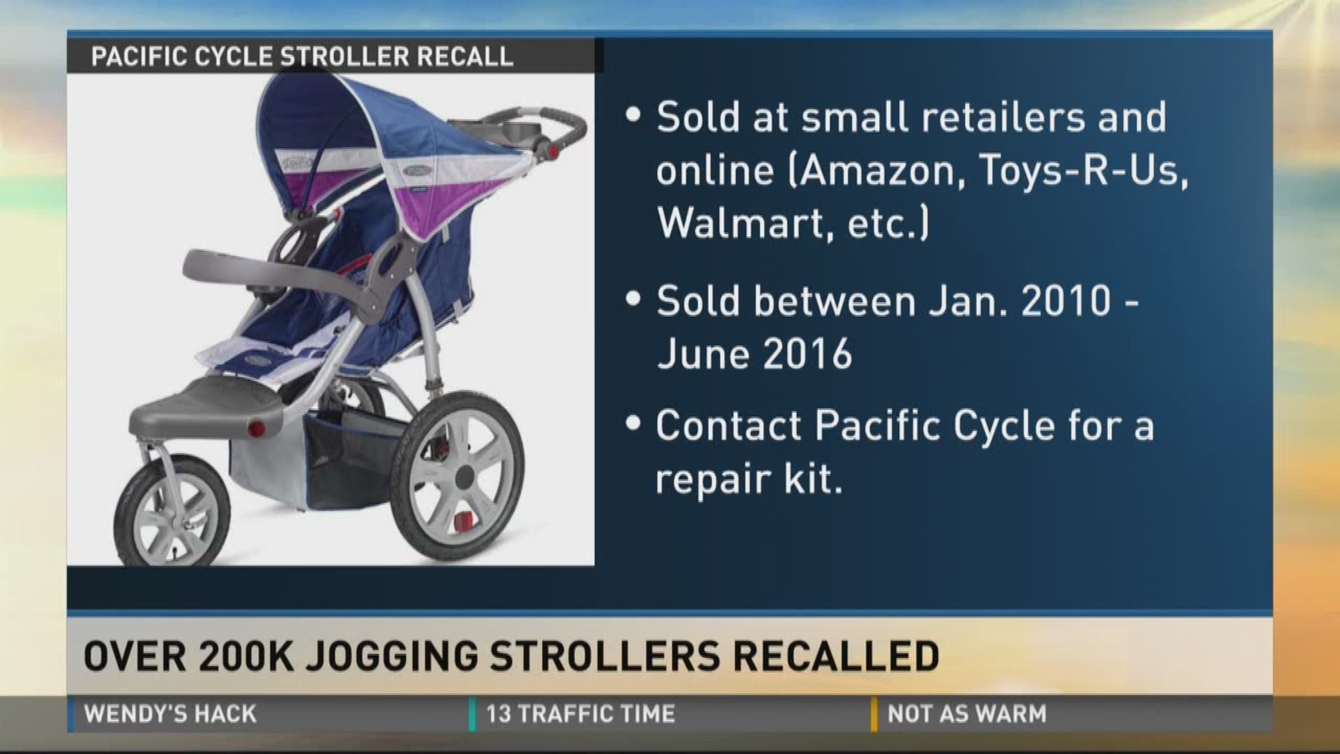 Instep jogging stroller sales recall