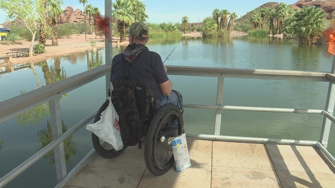 Phoenix unveils fishing dock accessible for people of all disabilities in Papago Park