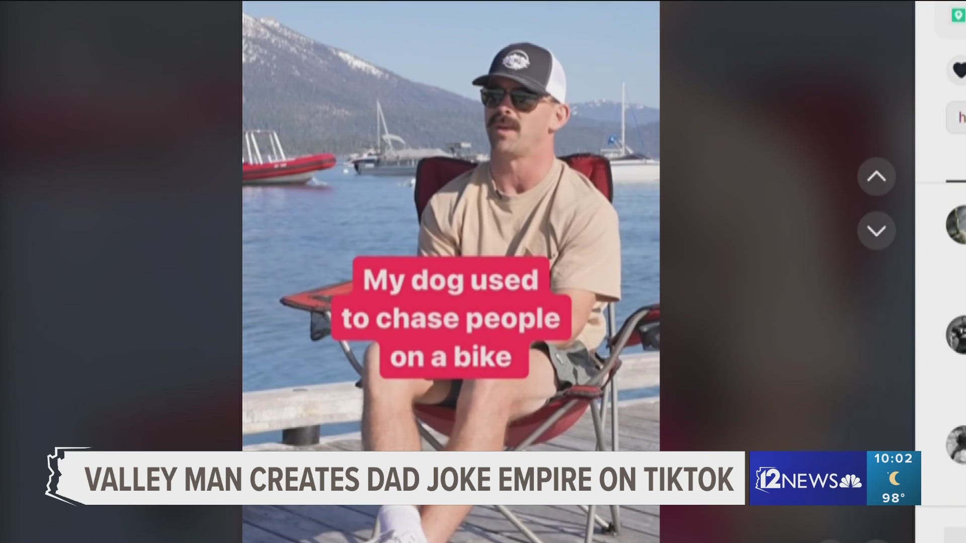 Logan Lisle runs Dock Tock, a social media dad joke empire with millions of followers.