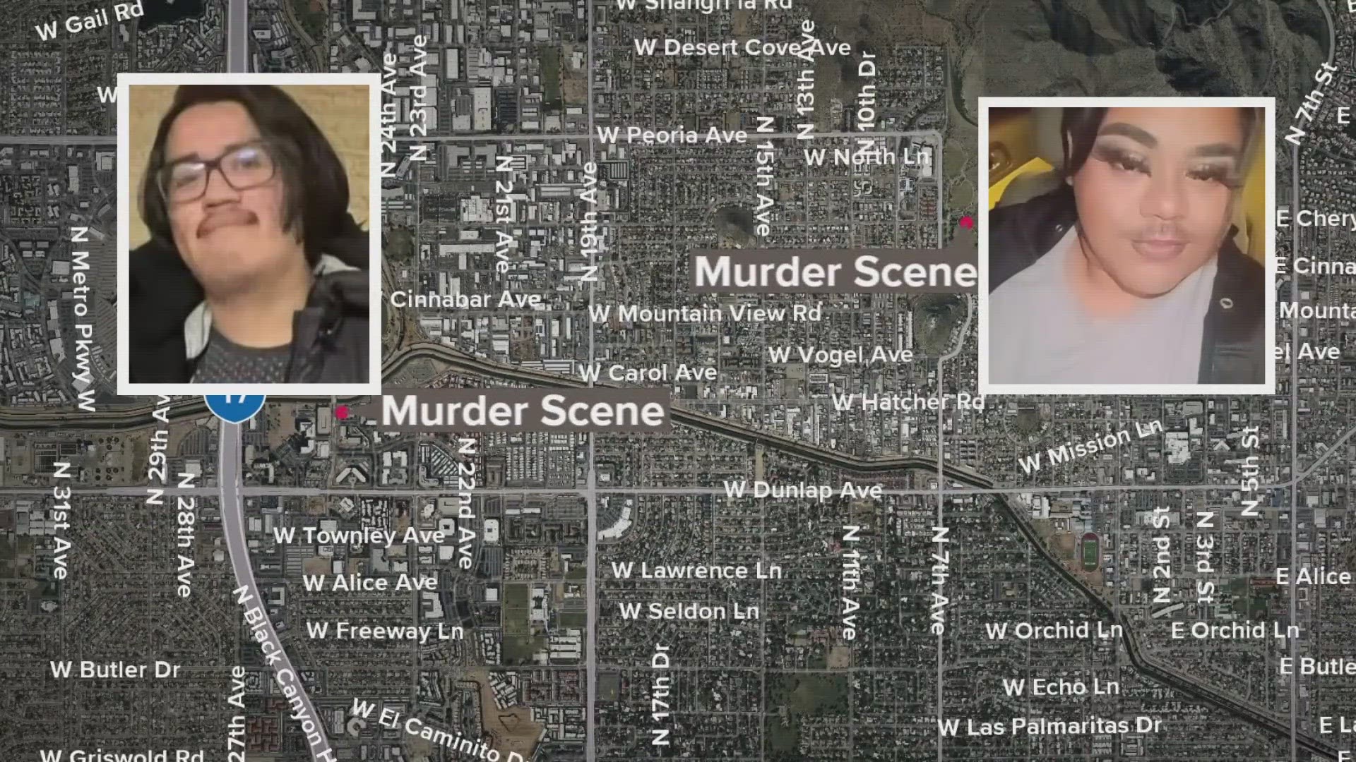 Two horrific murders shook a Valley neighborhood this year. Police say the murders are connected.