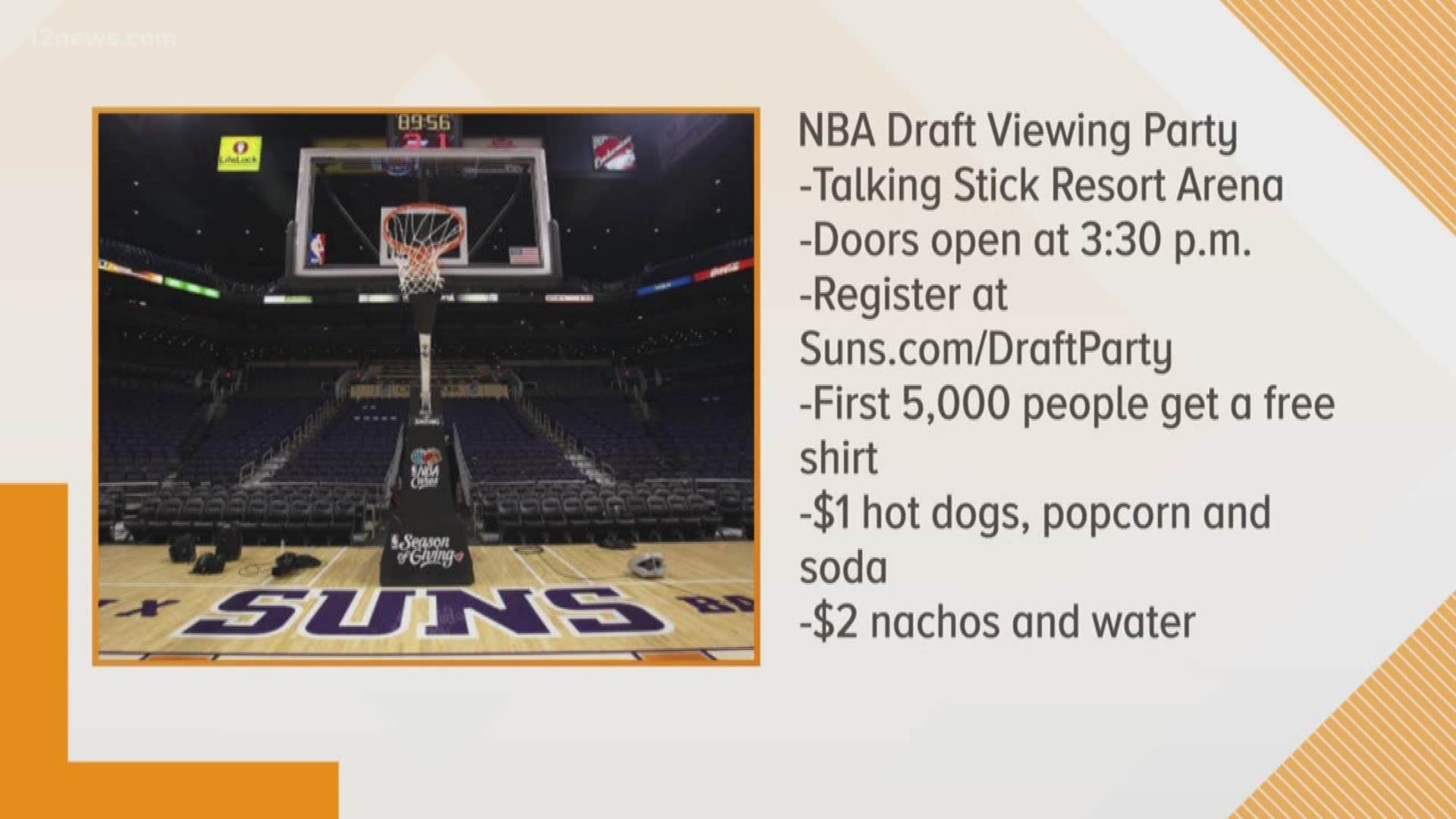 The Suns are the proud owners of the number one selection in the NBA draft for the first time in franchise history. This is how fans can get in on the action at Talking Stick Resort.