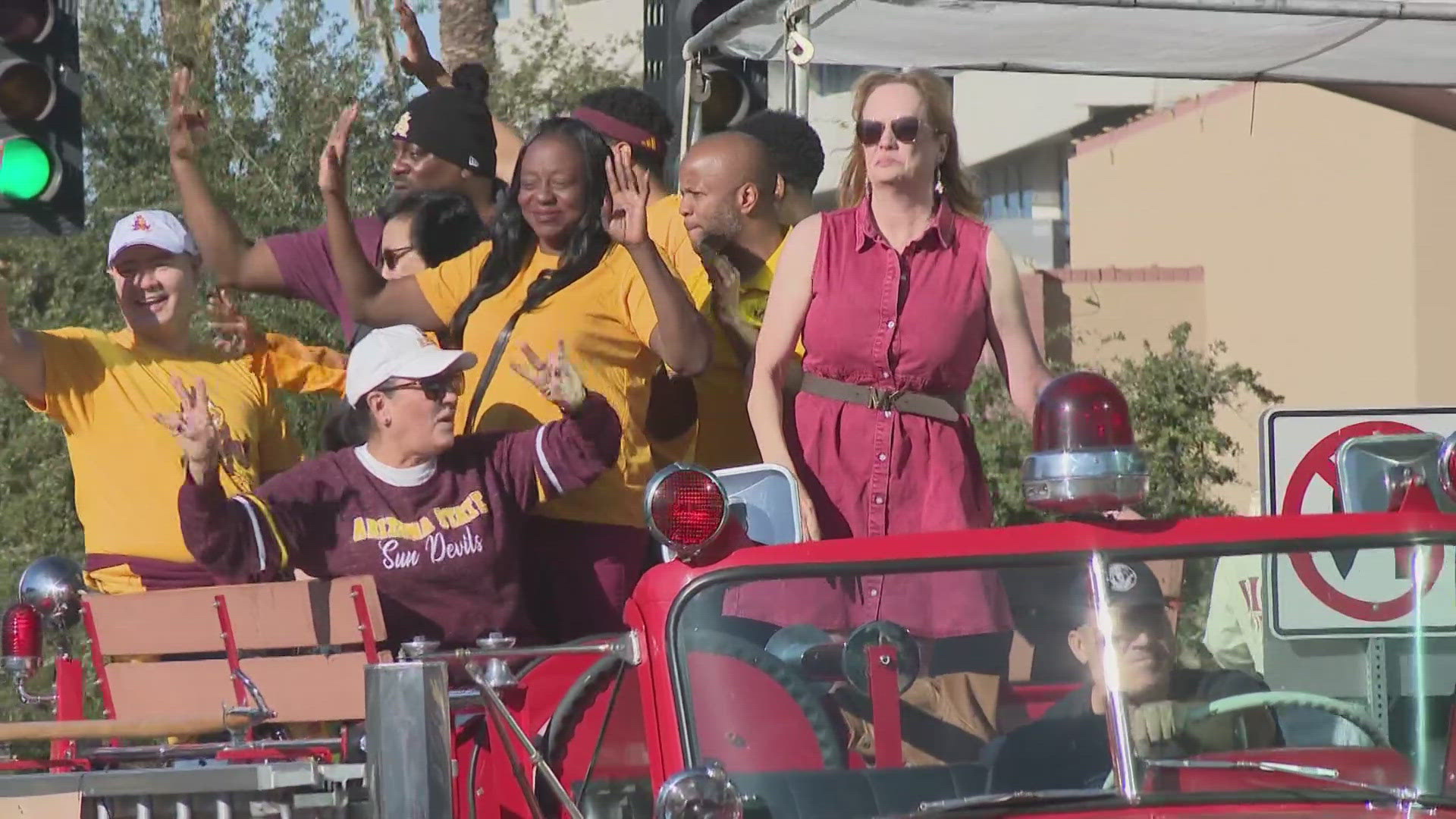 Students and alumni gathered in Tempe to celebrate the place they all have in common, Arizona State University, on homecoming.