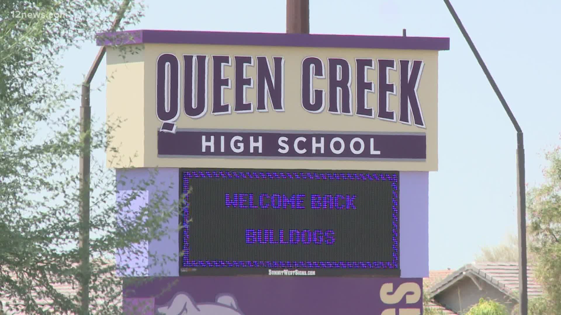 After one day back on campus, a Queen Creek High School student is having second thoughts. She says inconsistent mask wearing caused her to opt for online learning.
