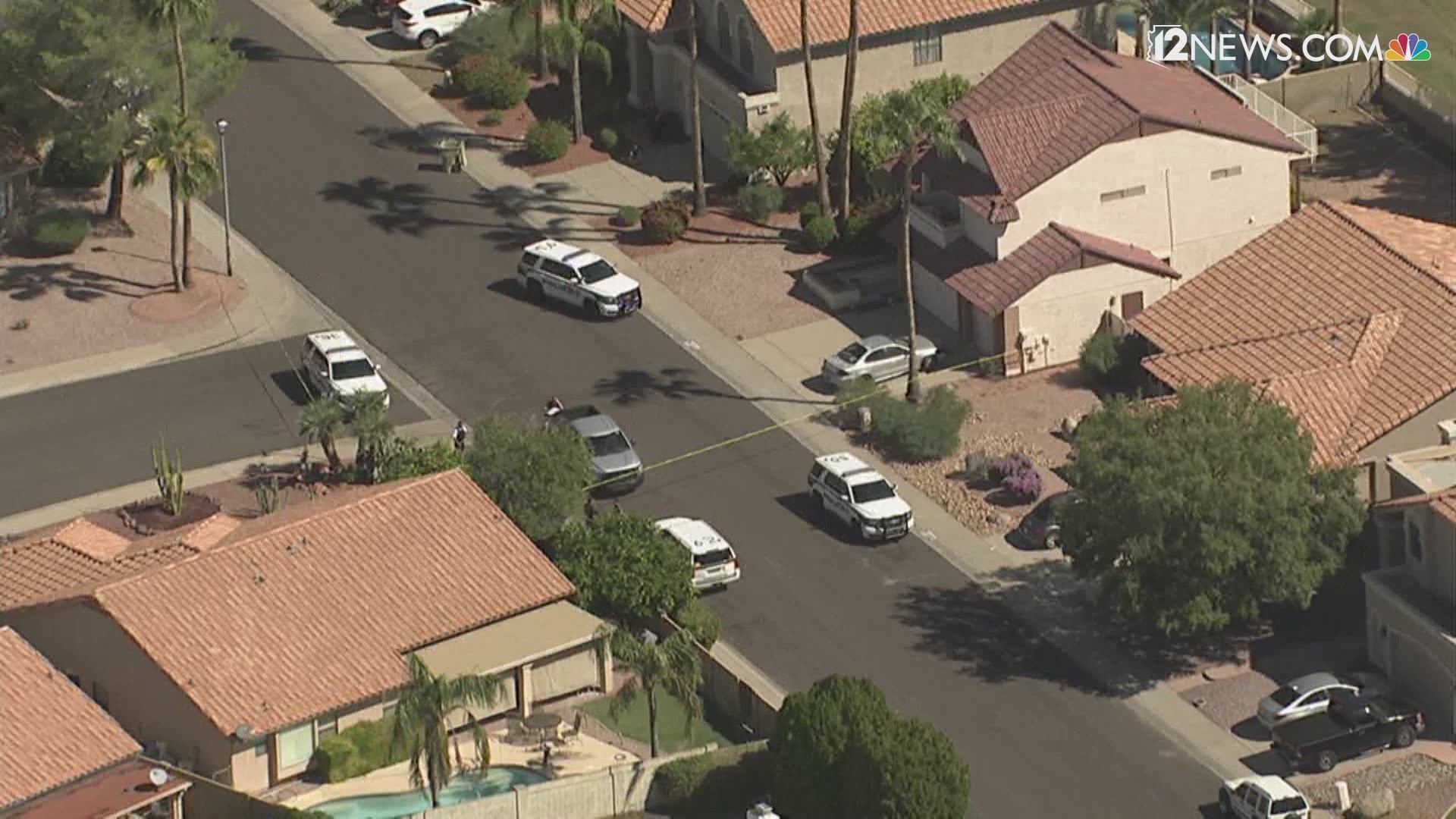 Sky12 shows the scene where a man was found shot and killed in Glendale.