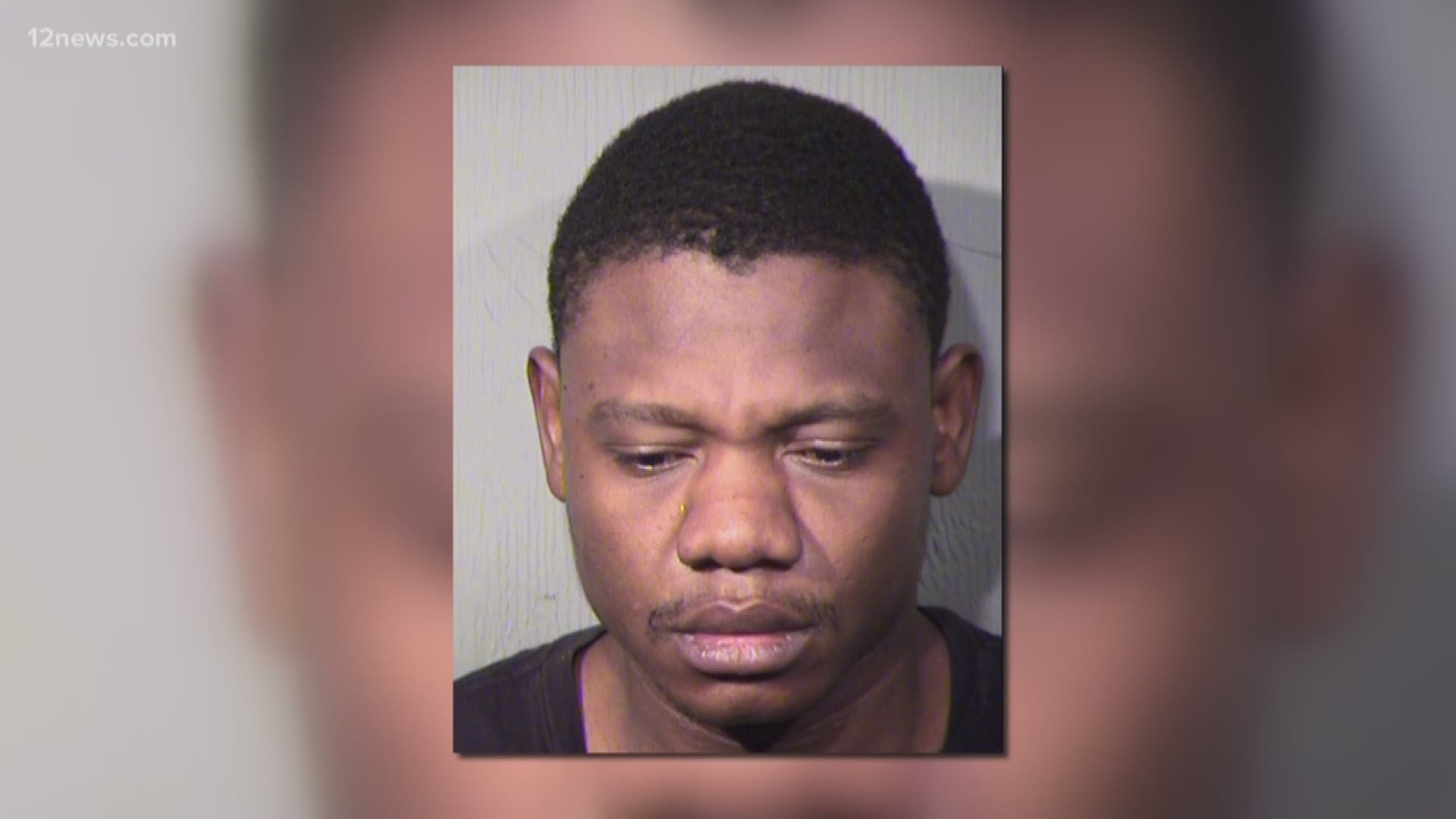 Phoenix police say Zackaria Mohamud Mudasir was spotted in a "no trespassing" area at terminal two. He was even able to open an emergency escape slide on a United Airlines plane. He was arrested for trespassing.