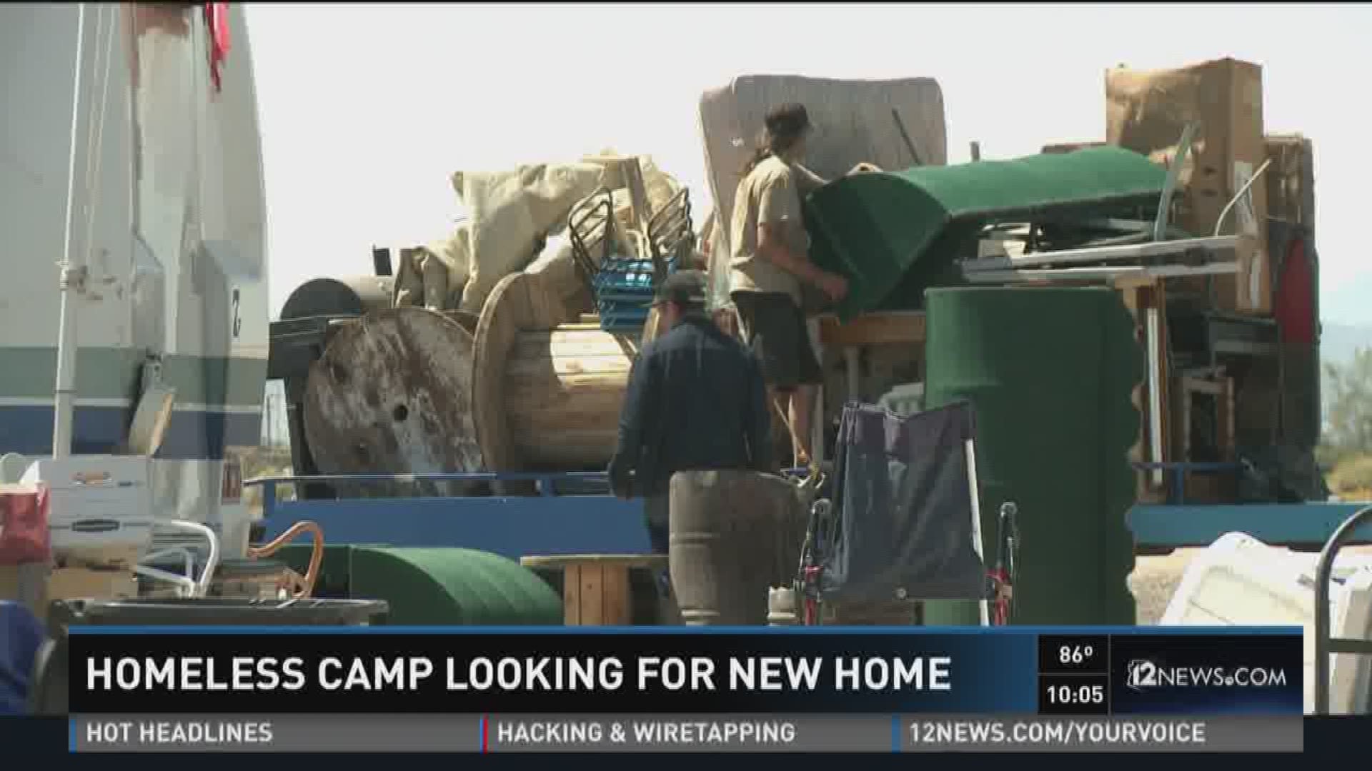 Homeless camp looking for new home