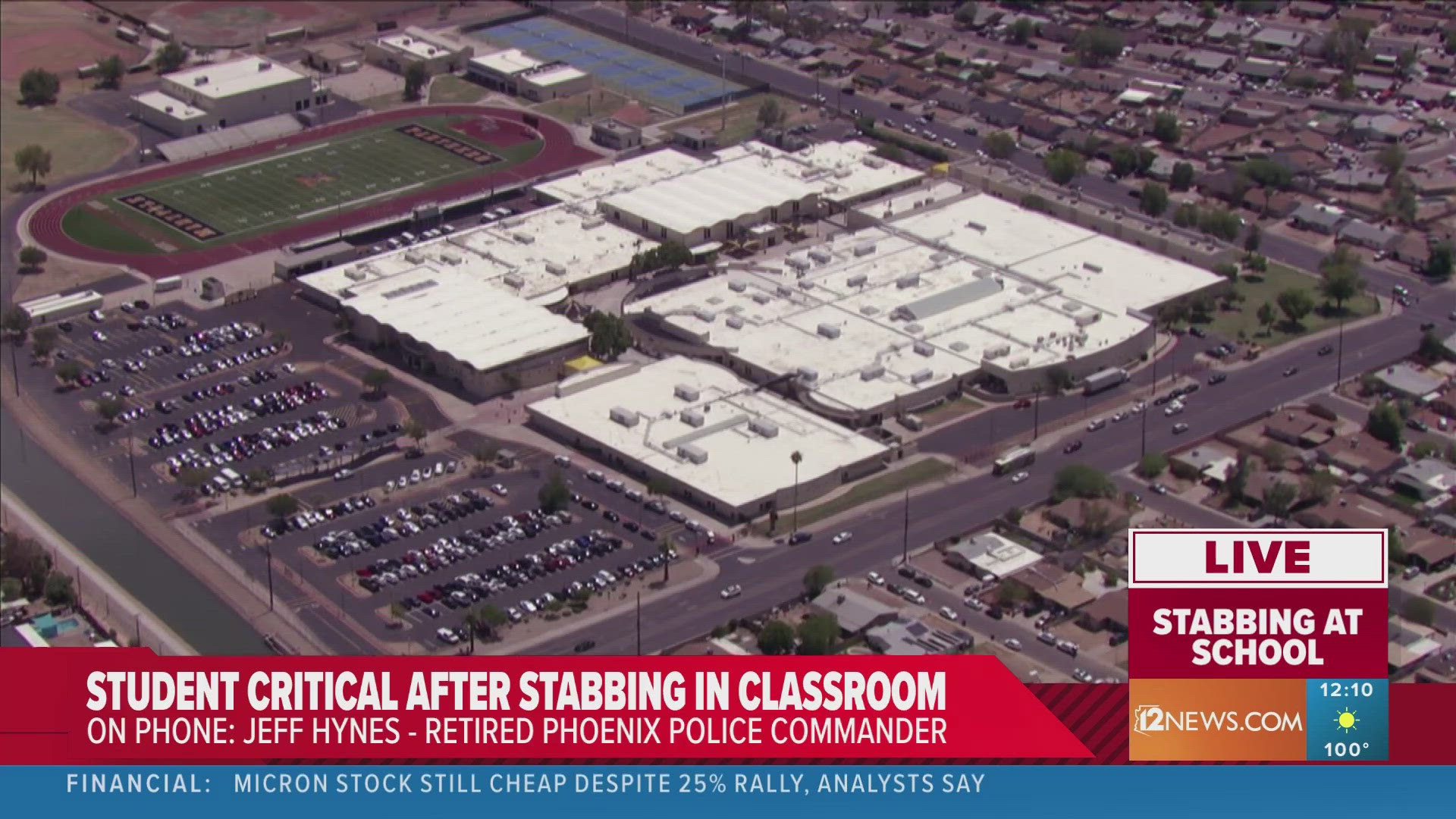 Classes at Maryvale High School are on lockdown after a student was hospitalized following an incident.