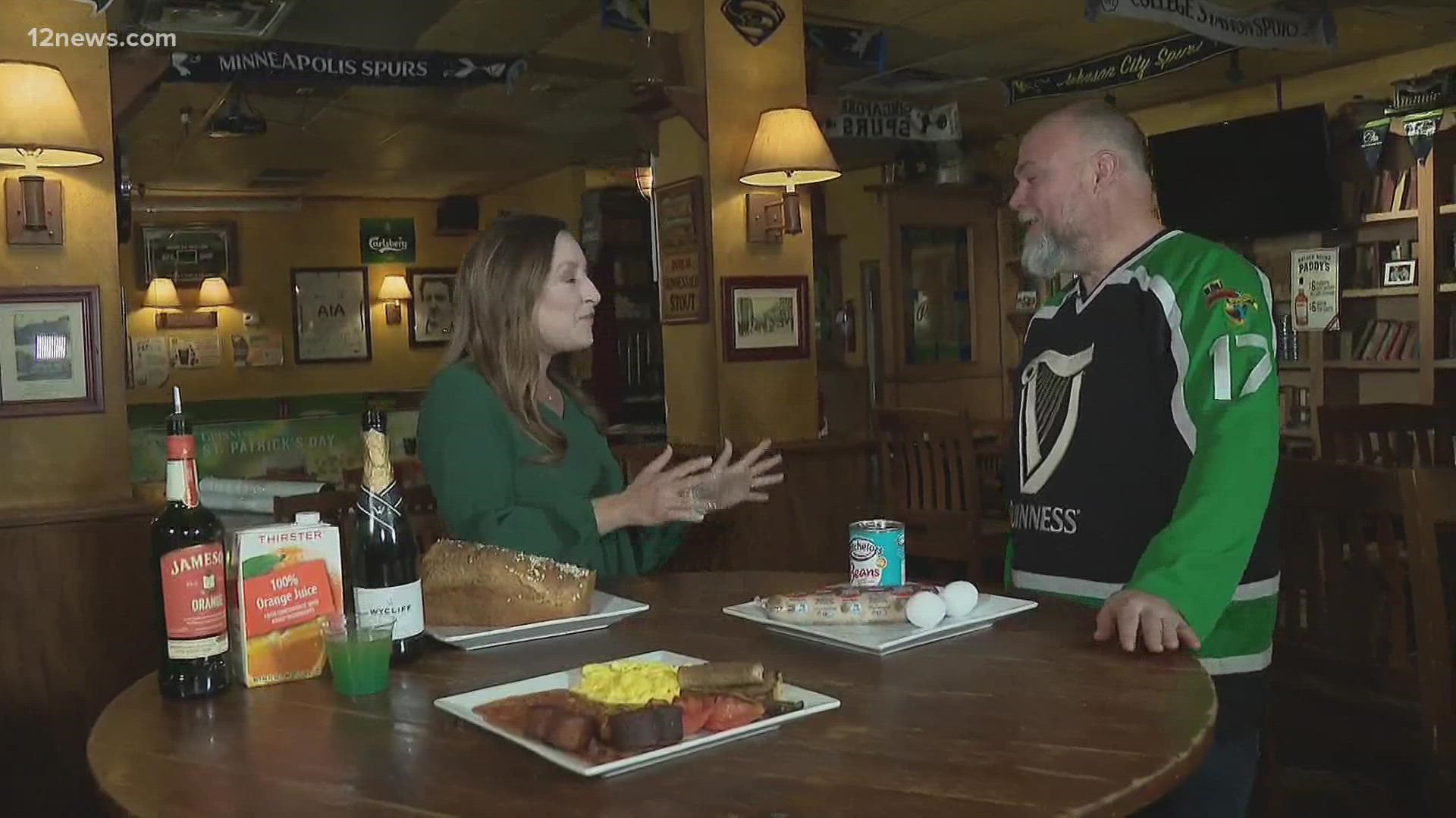 It's St. Patrick's Day and we're showing you how to make a traditional Irish breakfast. Jen Wahl is at Fibber Magees in Chandler.