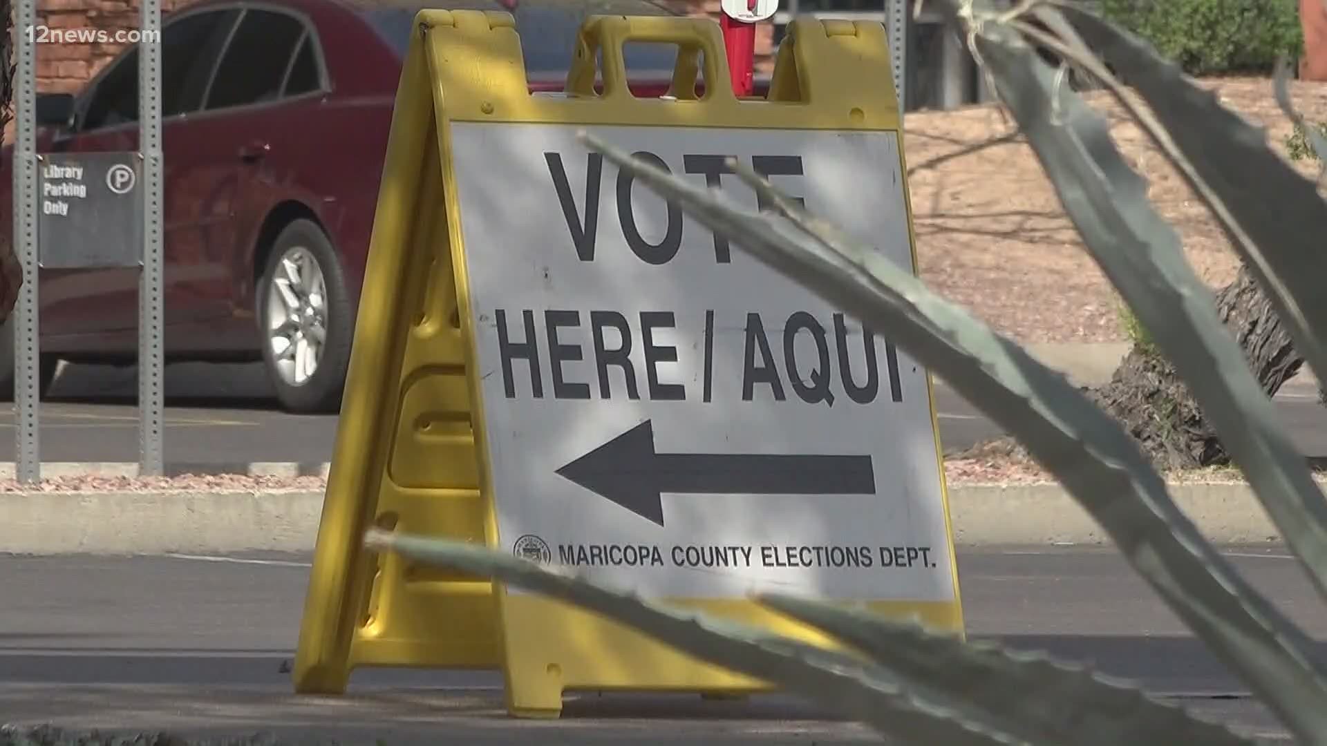 Maricopa Co. election officials will open 100 in-person voting centers to work around the pandemic. Voters will be allowed to vote at any polling place.