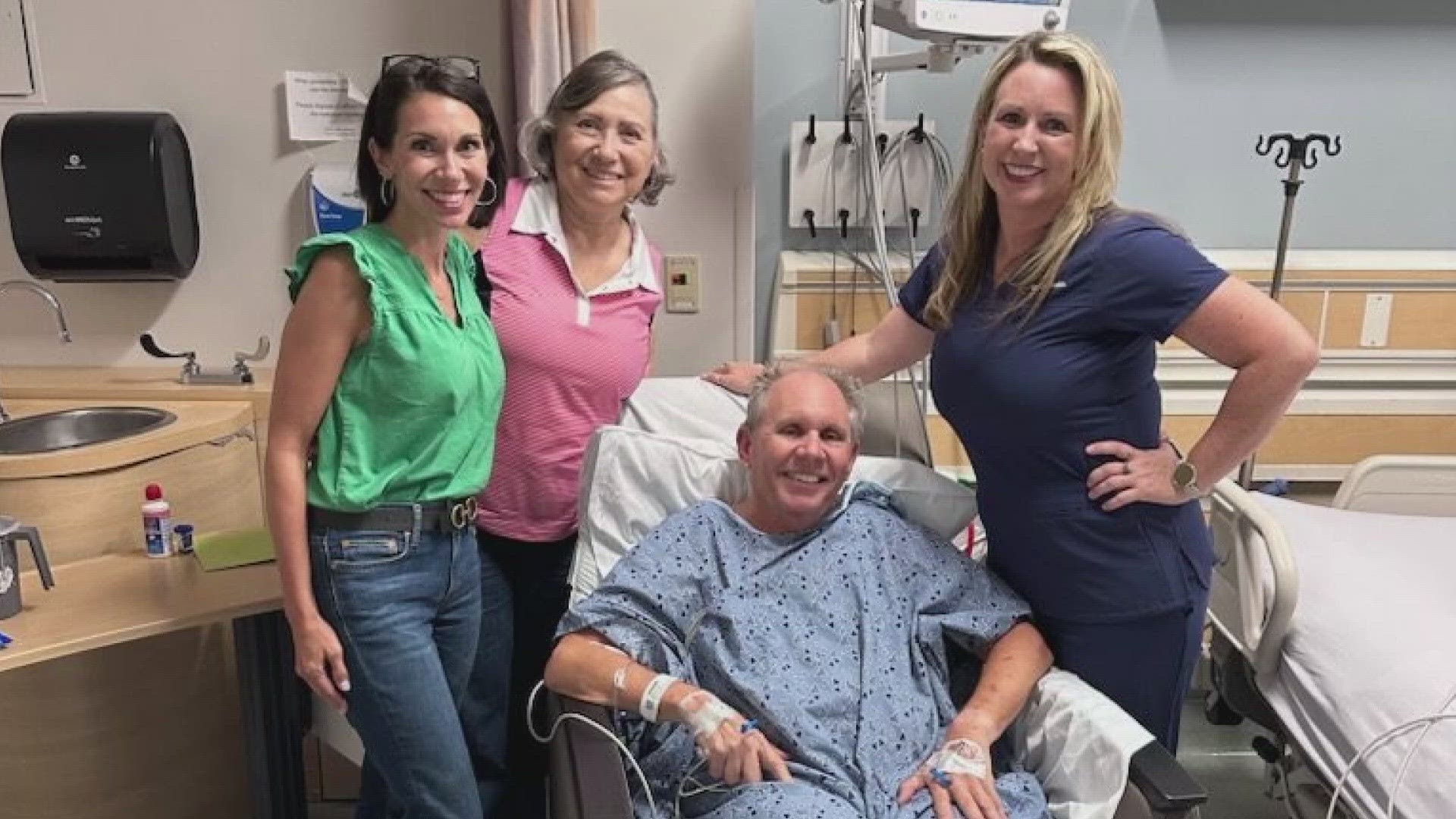 Courtney Johnson, a nurse on her way home from Chandler Regional Medical Center, saved Bob Durling's life after he had a heart attack while driving.