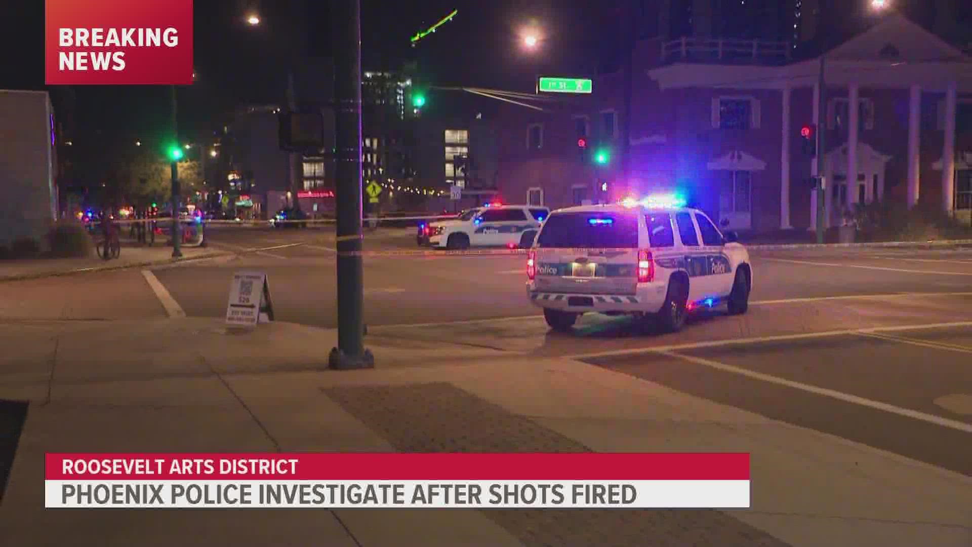 No injuries as shots fired reported at Roosevelt and Central.